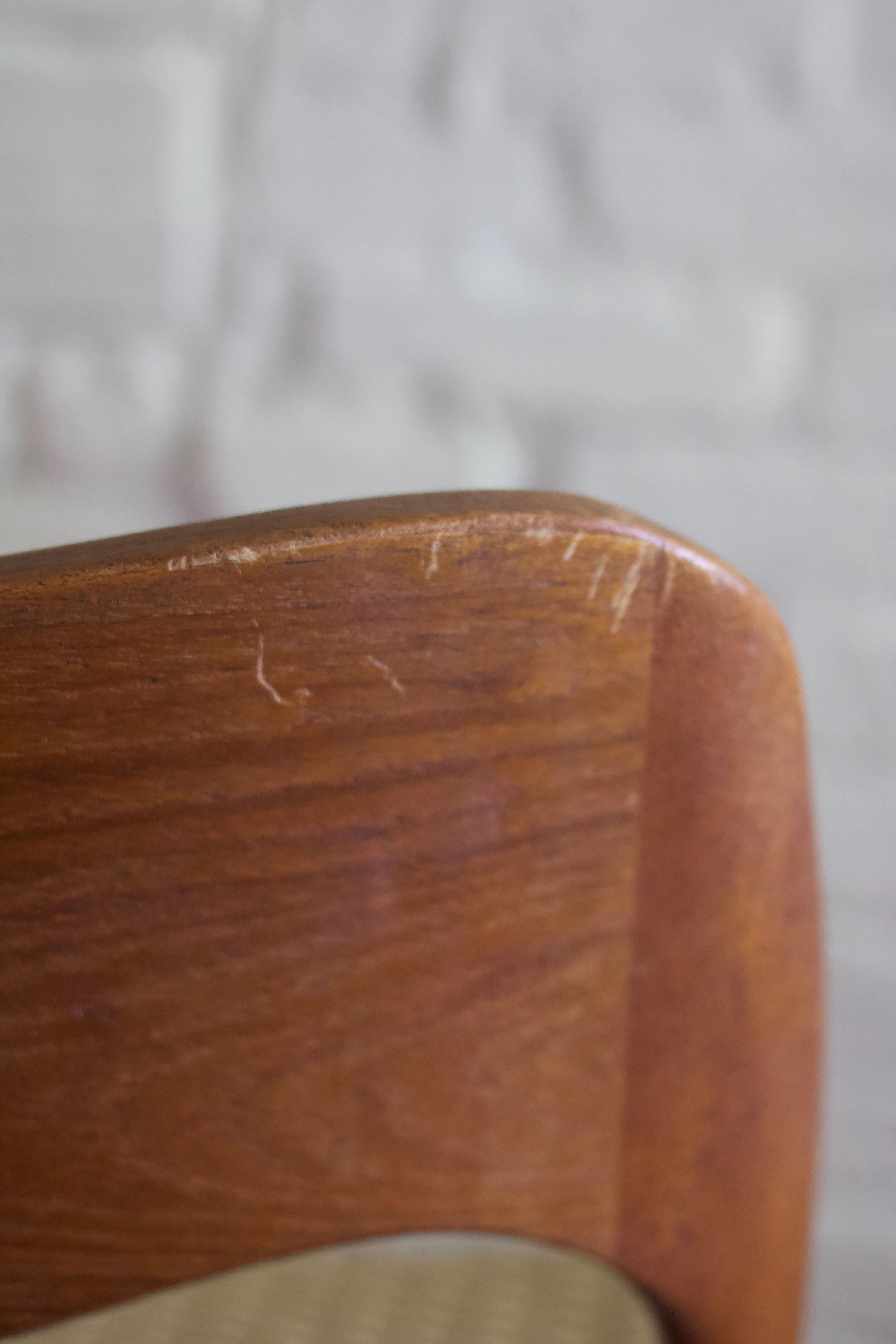 Niels Moller Model 71 Teak & Danish Cord Dining Chair, 1960's 6