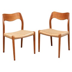 Niels Møller Model 71 Teak Dining Chairs