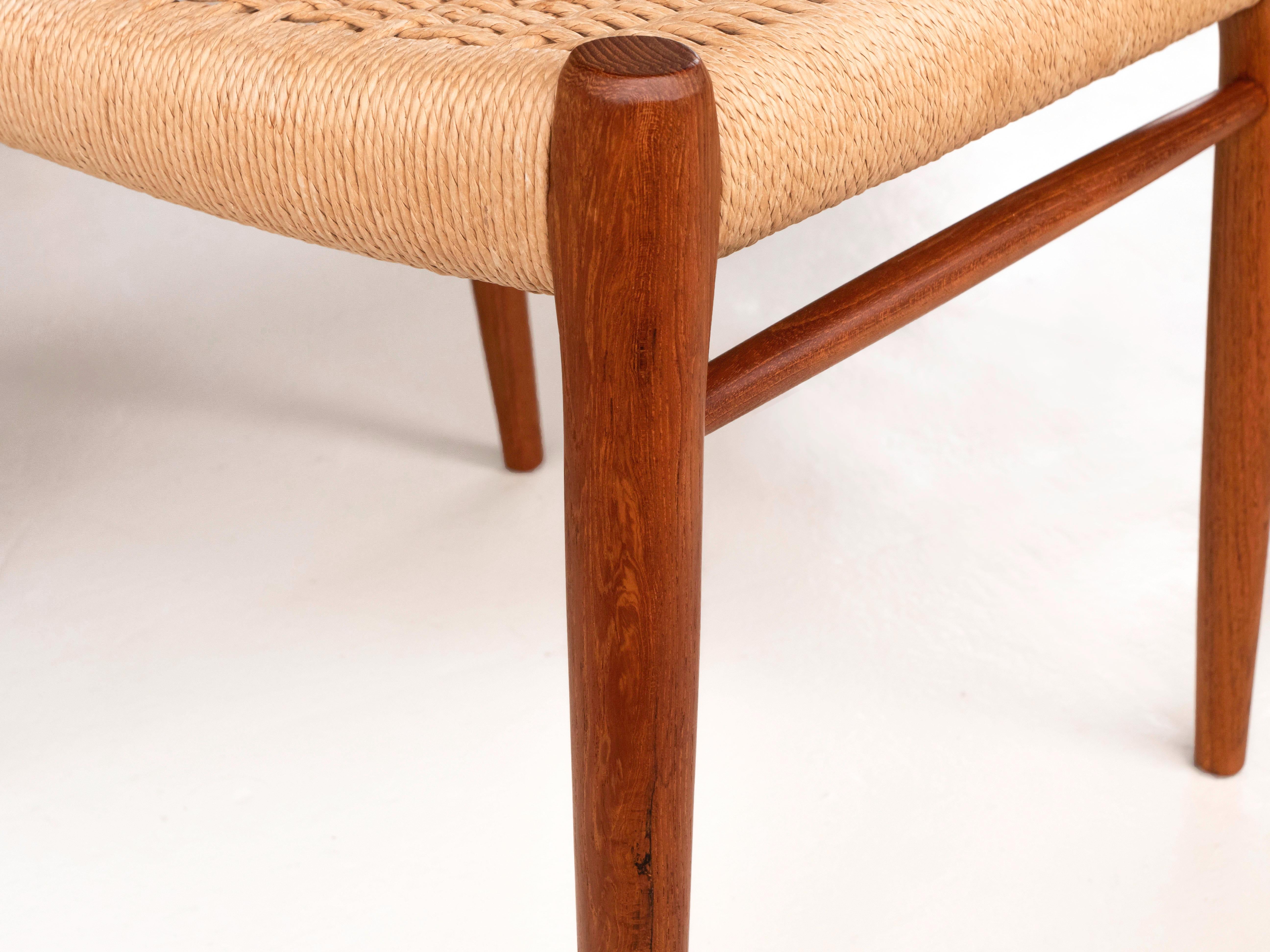 Mid-20th Century Niels Moller Model 75 Dining Chairs for J.L. Moller in Teak, Set of 9