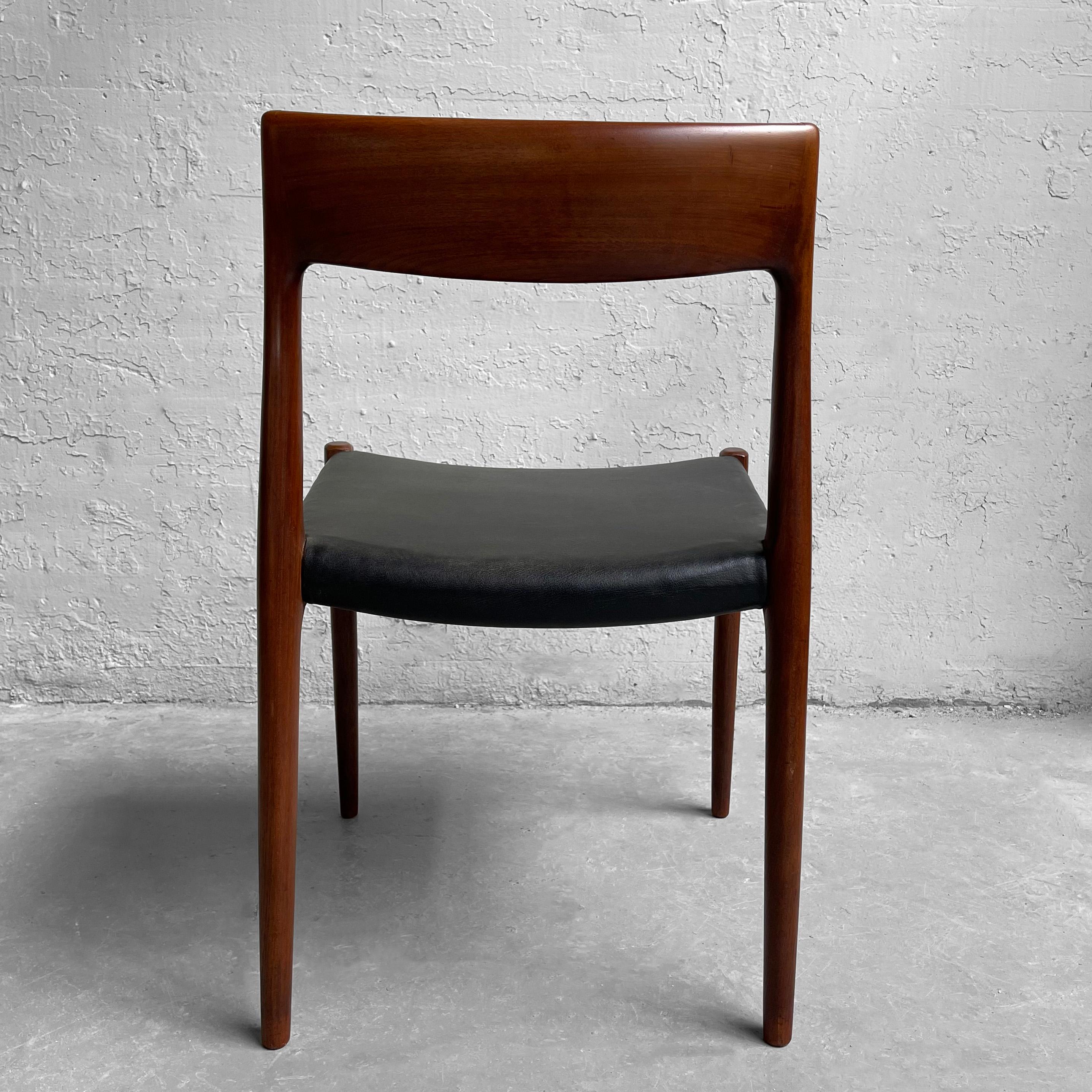 Danish Niels Moller Model 77 Rosewood Dining Side Chair