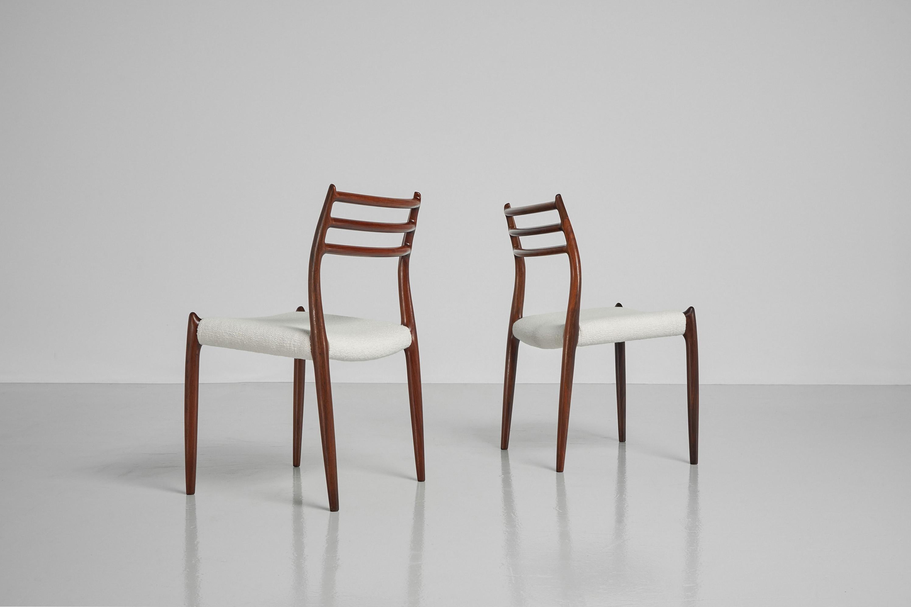 Niels Moller Model 78 Dining Chairs 12x Denmark 1962 3