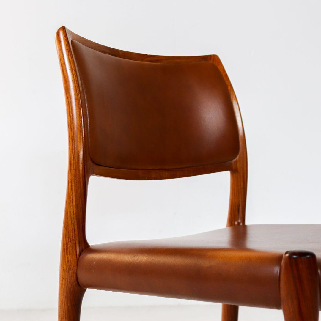 Niels Möller Model 80 Rosewood Dining Chairs For Sale 4