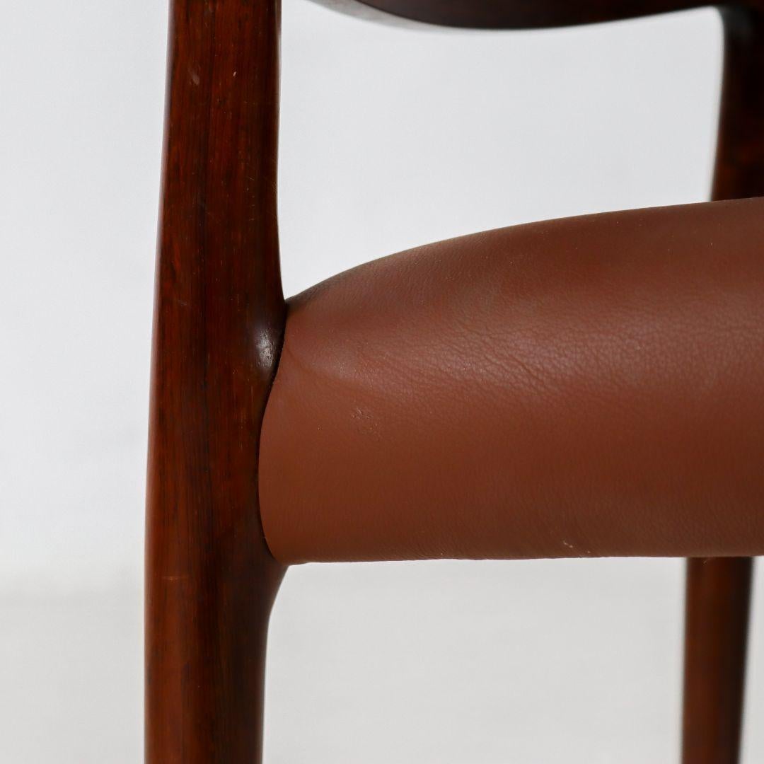 Niels Möller Model 80 Rosewood Dining Chairs For Sale 5