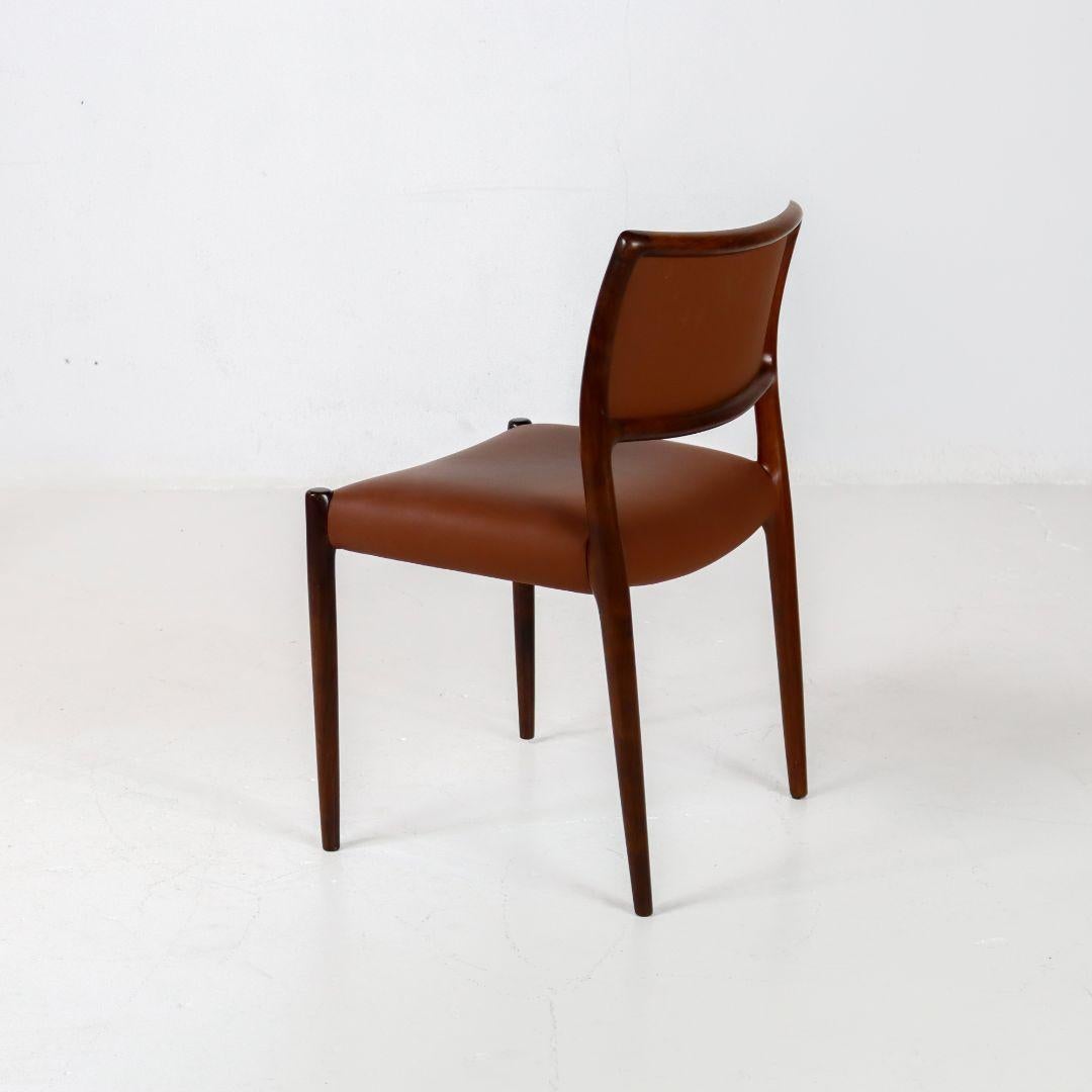 Danish Niels Möller Model 80 Rosewood Dining Chairs For Sale