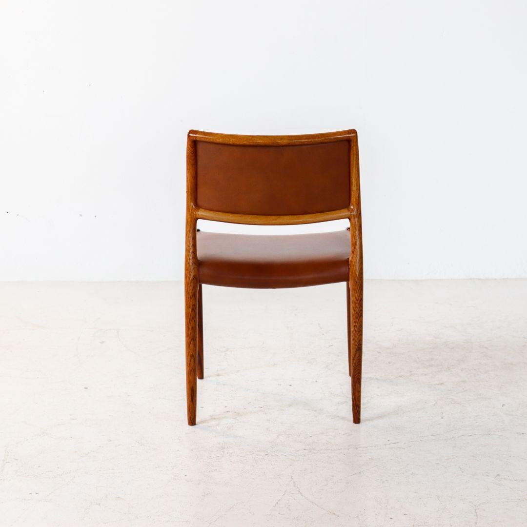 Mid-20th Century Niels Möller Model 80 Rosewood Dining Chairs For Sale