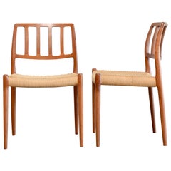 Niels Möller Model 83  Teak Danish Chair