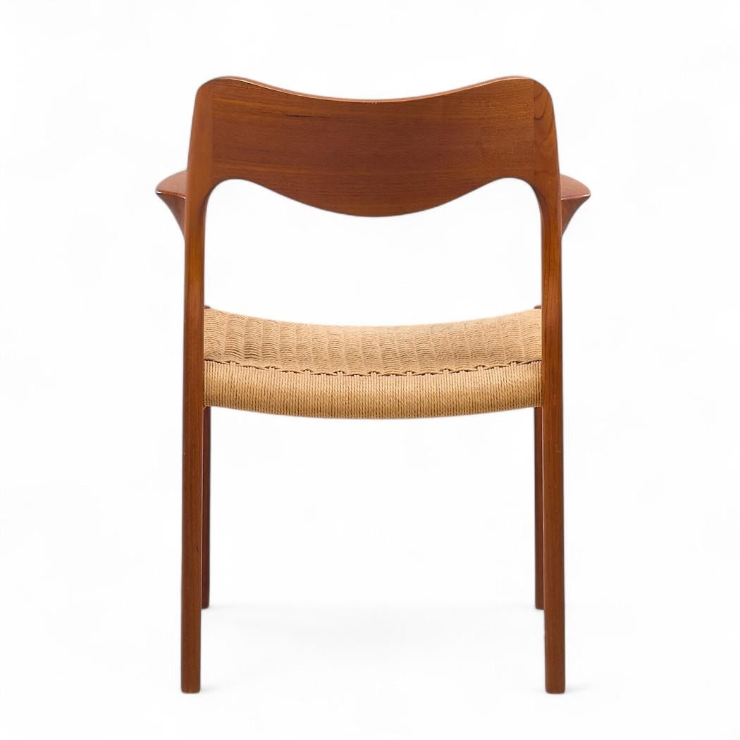 Niels Moller Modelle 55/71 Mid Century Danish and Rope Dining Chairs - 6er Set im Angebot 3