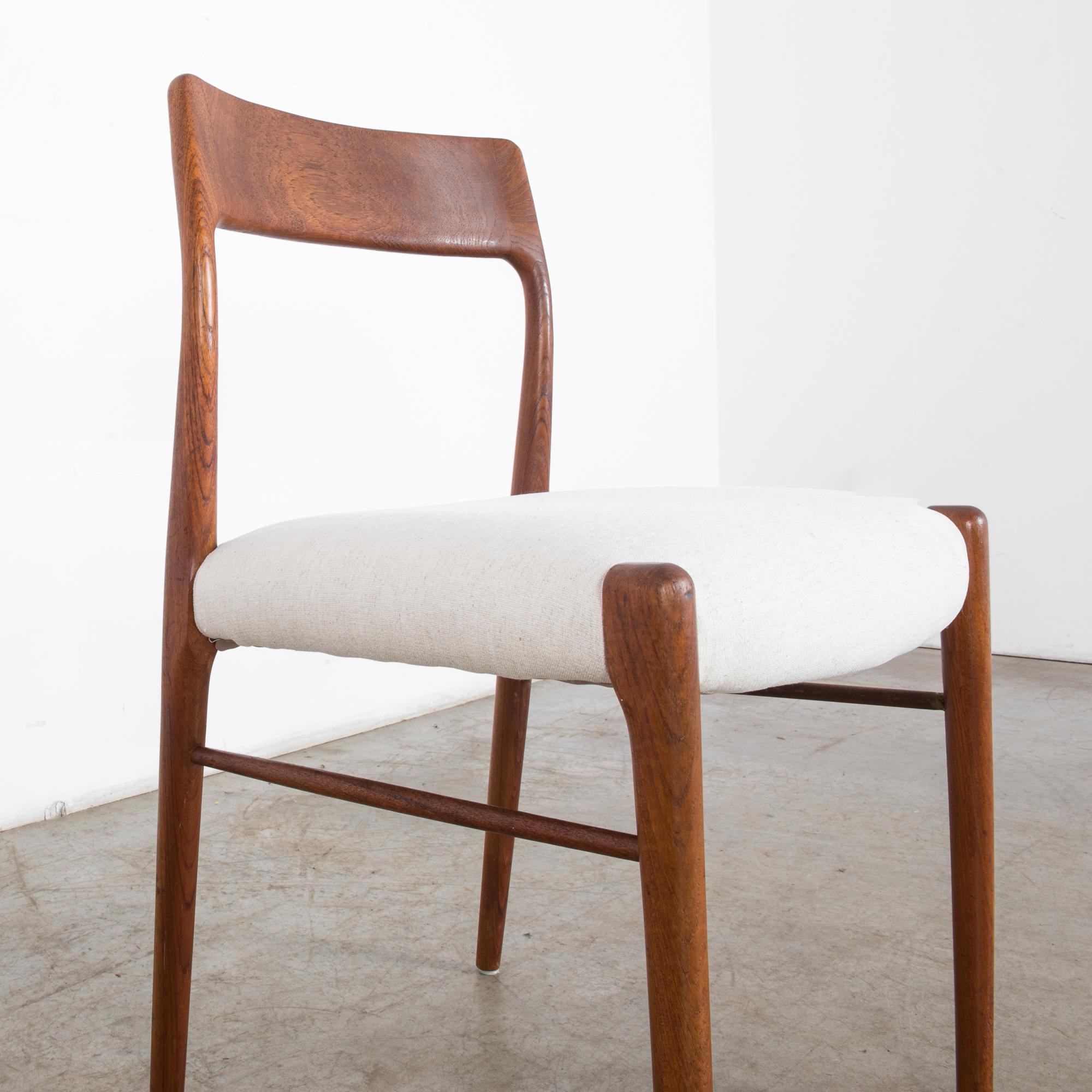 Niels Moller No. 77 Upholstered Teak Chair 3