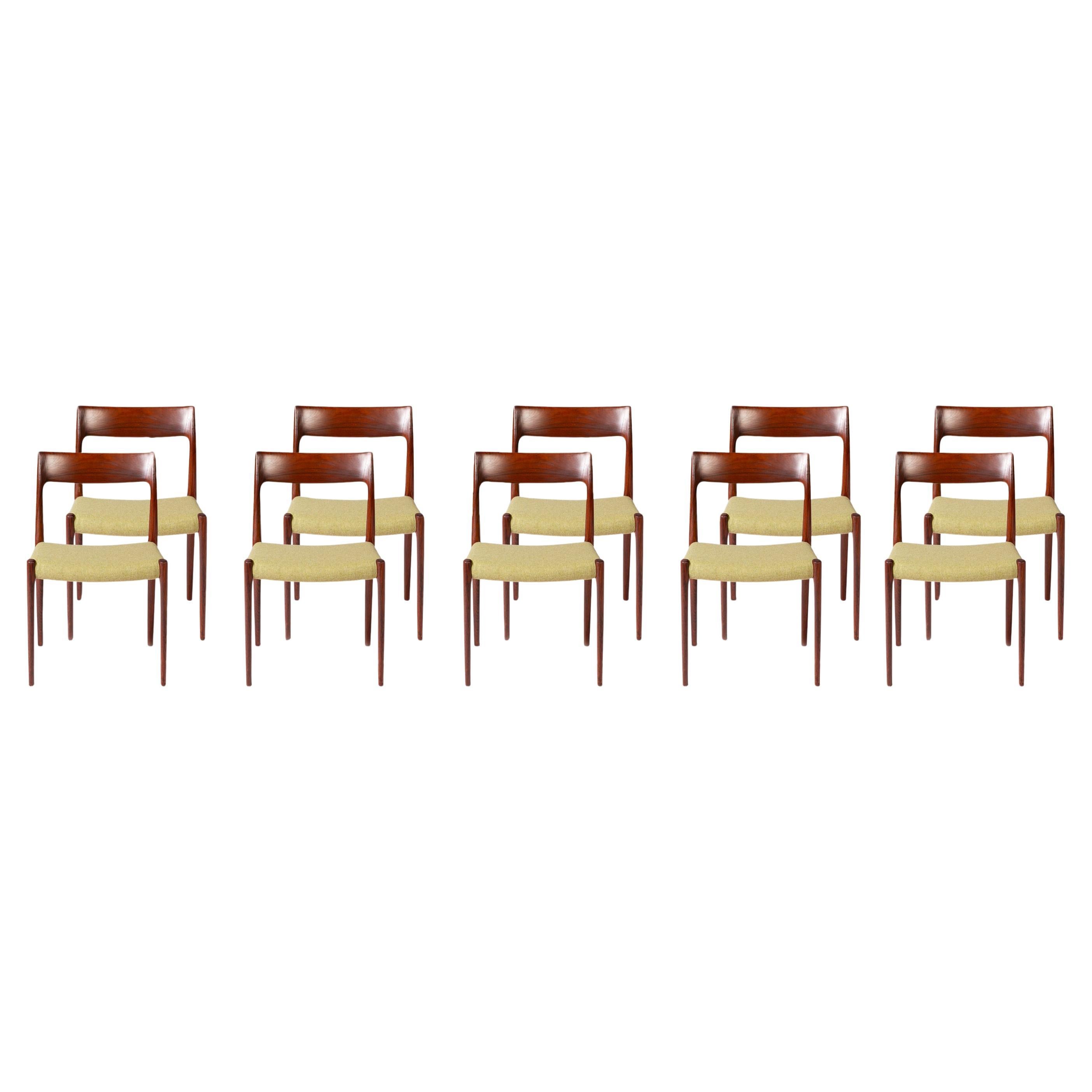 Niels Moller 77 chaises de salle à manger