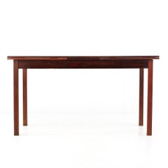 SOLD 01/11/24 Niels Moller Style Mid Century Rosewood Hidden Leaf Dining Table