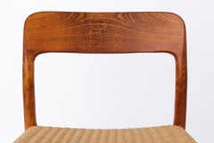 Chaise Niels Moller Vintage 1950s Danish Papercord