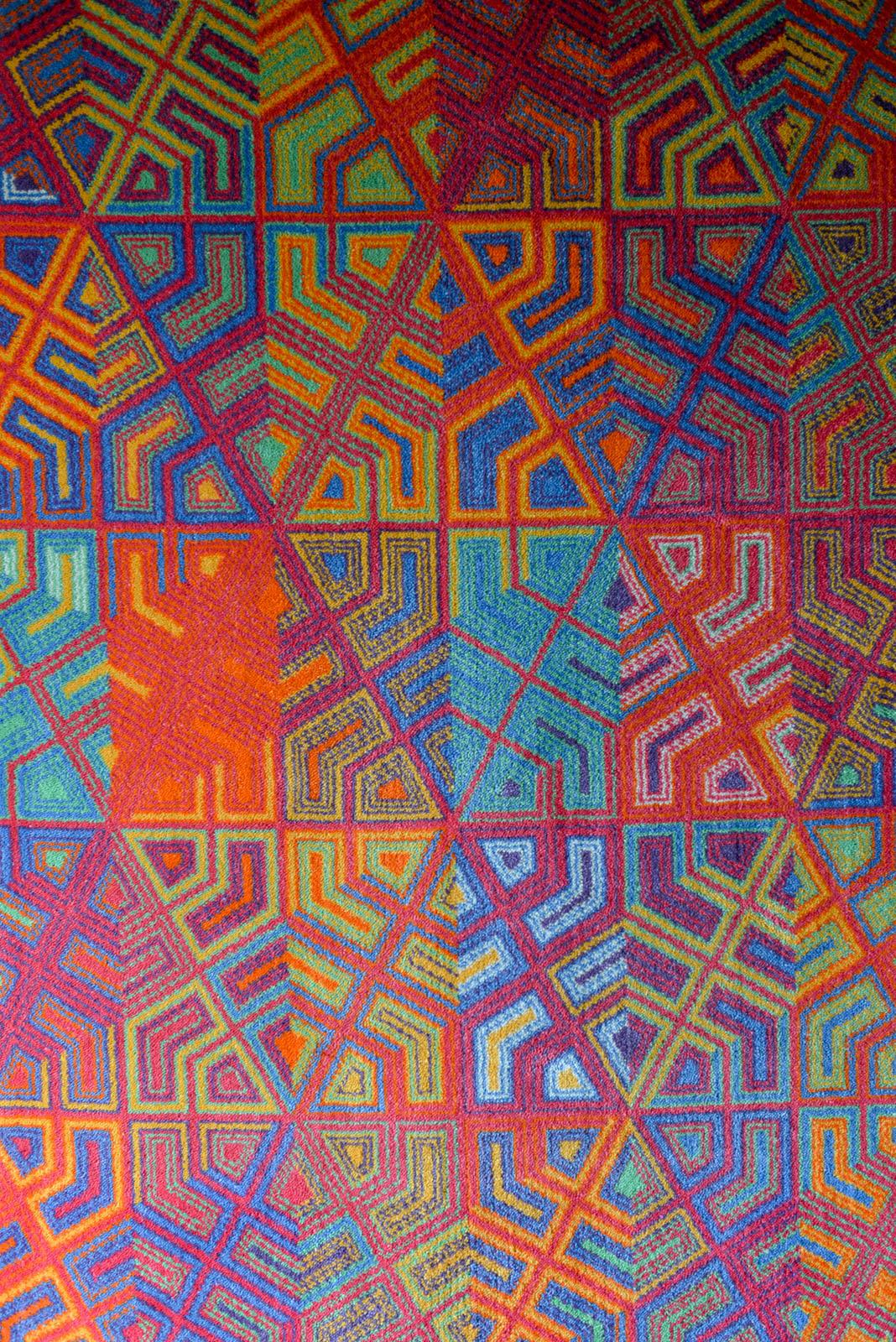 Niels Nedergaard 'Infinity' for Ege Axminster Rug or Wall Tapestry, 1984 In Excellent Condition In Costa Mesa, CA