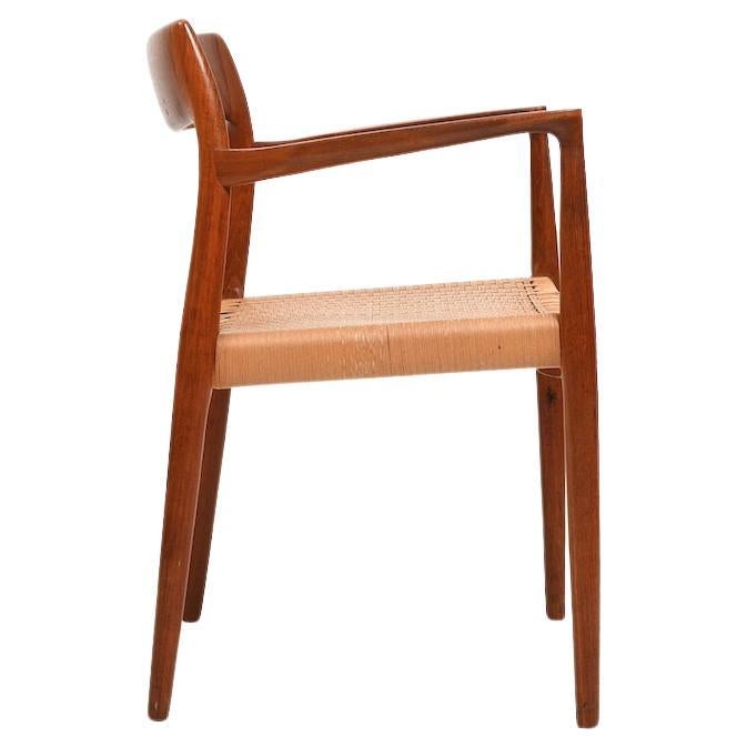 Niels O. Møller Armchair Model 57 in solid Teak For Sale