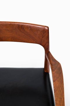 Niels O. Møller Armchairs Model 57 by J.L Møllers Møbelfabrik in Denmark