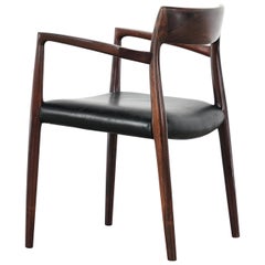 Niels O. Møller Carver Chair Model 57 by J.L Møllers Møbelfabrik, Denmark, 1959