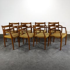 Niels O. Møller Dining Chairs Model 67 by J.L. Møllers Møbelfabrik in Denmark