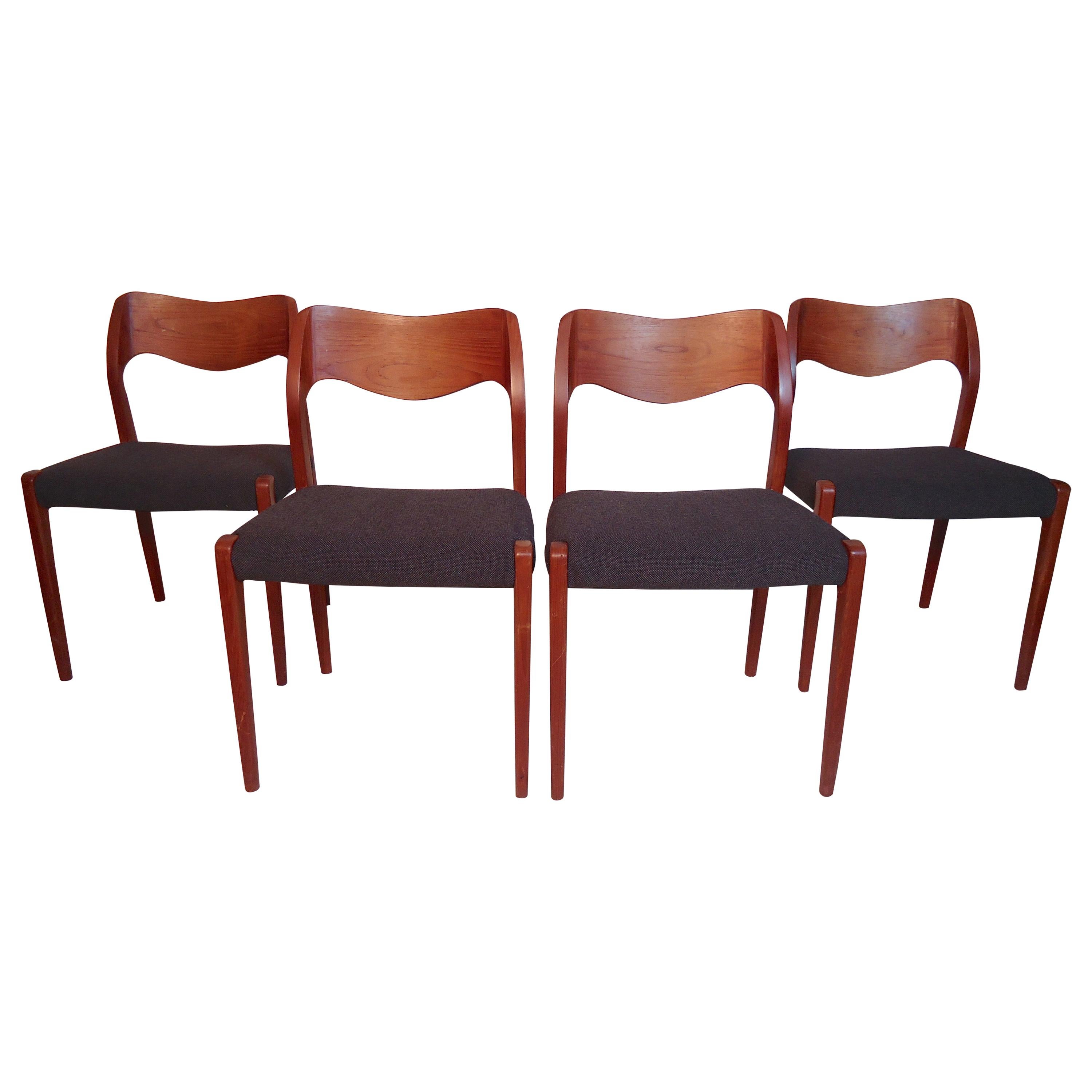 Niels O. Møller Model #71 Dining Chairs