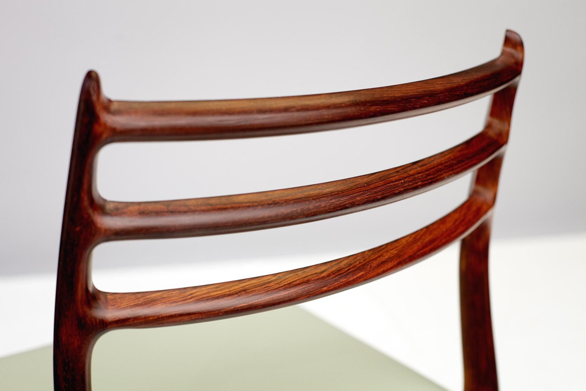 Danish Niels O. Møller Model 78 Dining Chairs Set of 8