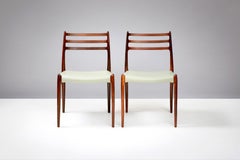 Niels O. Møller Model 78 Dining Chairs Set of 8