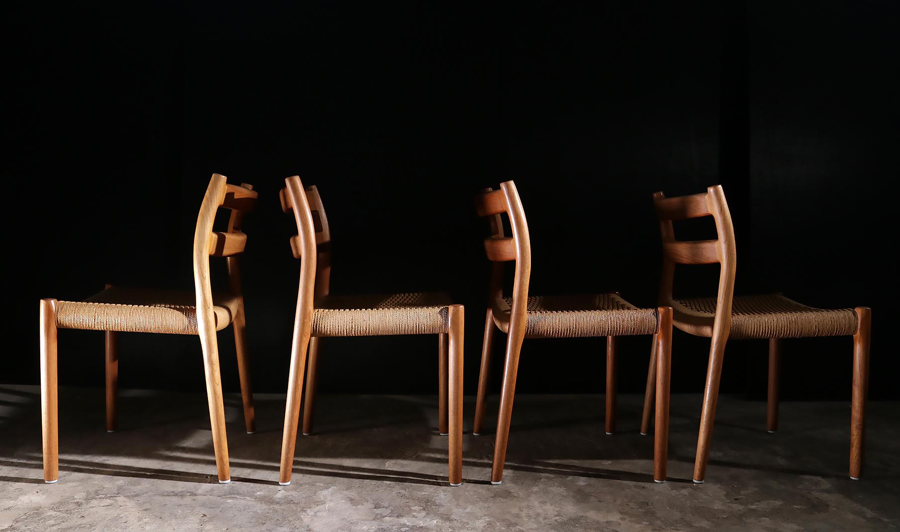 Niels O. Møller Model 84 Teak Dining Chair for J.L. Møllers, 1976 3