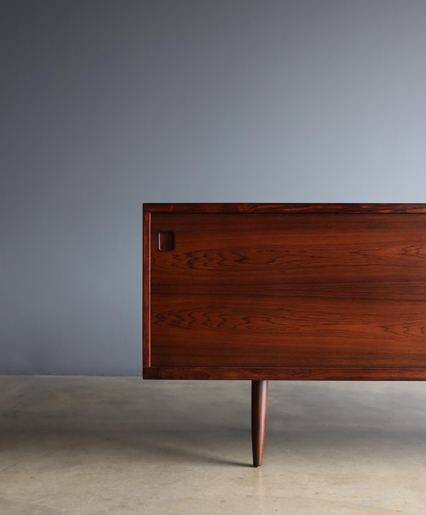 Danish Niels O. Møller Rosewood Credenza for J.L. Møller Møbelfabrik, circa 1960