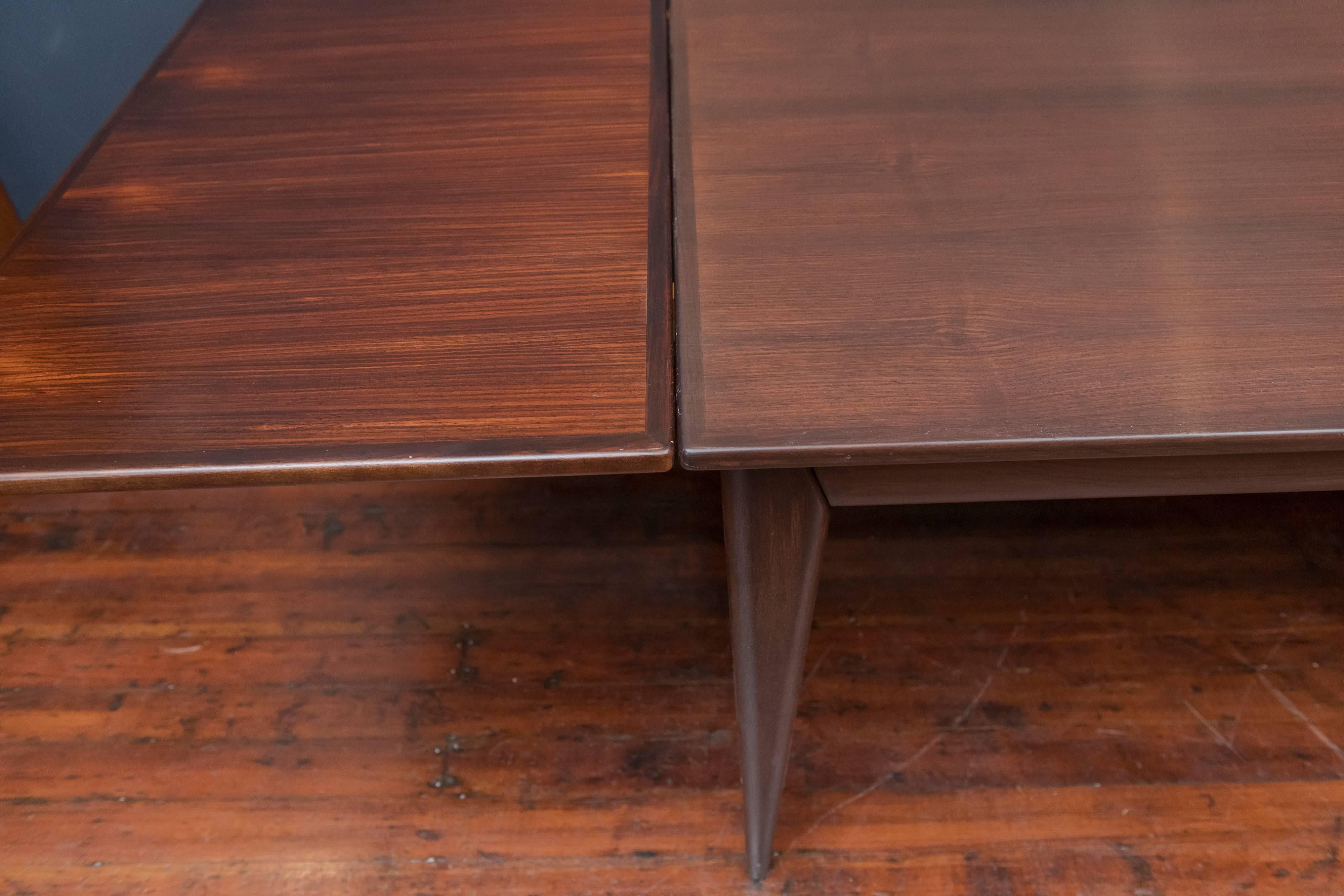 Niels O. Moller #12 Rosewood Dining Table In Excellent Condition In San Francisco, CA