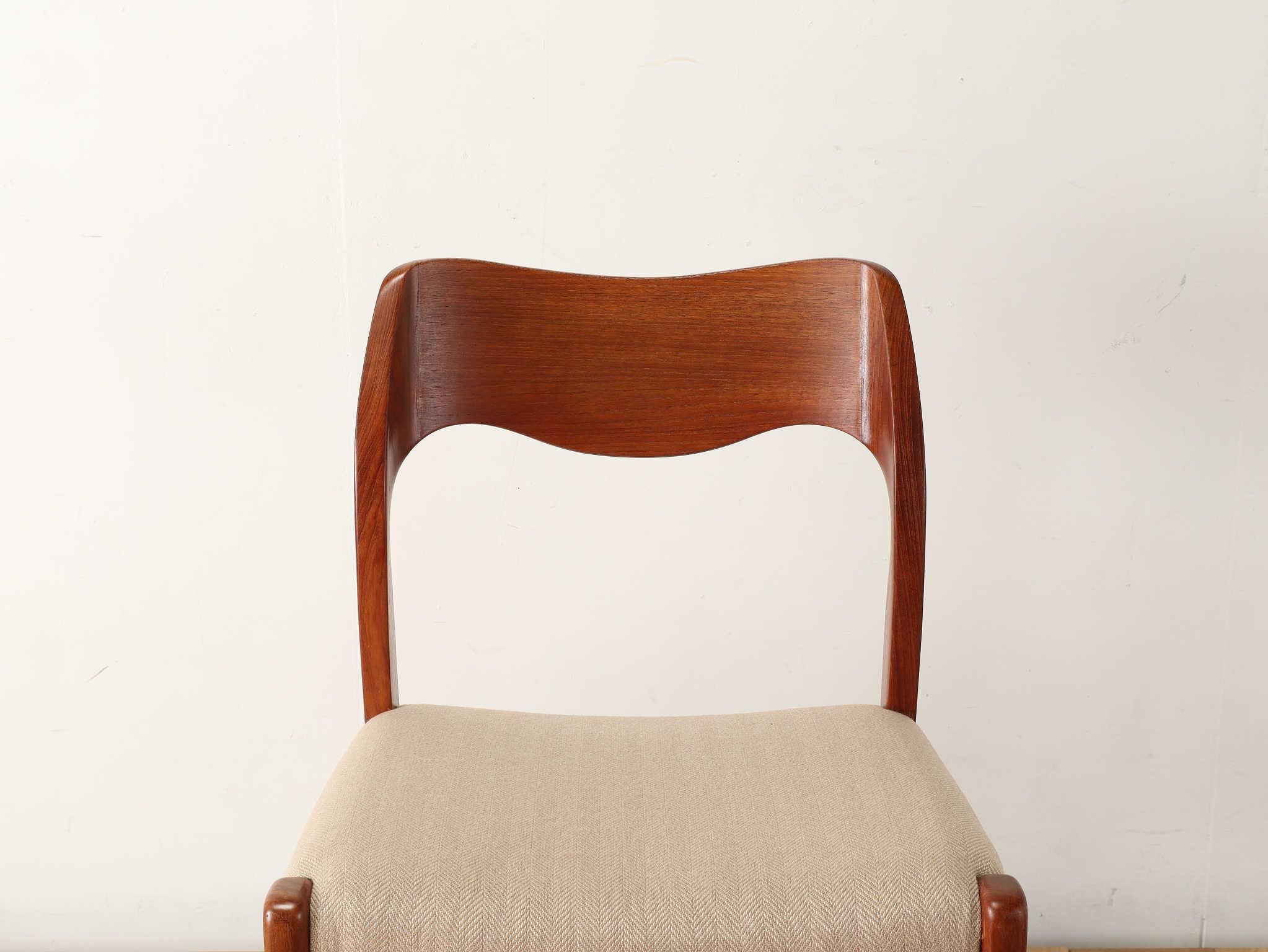 Niels O. Moller Dining Chair Model.71 For Sale 5