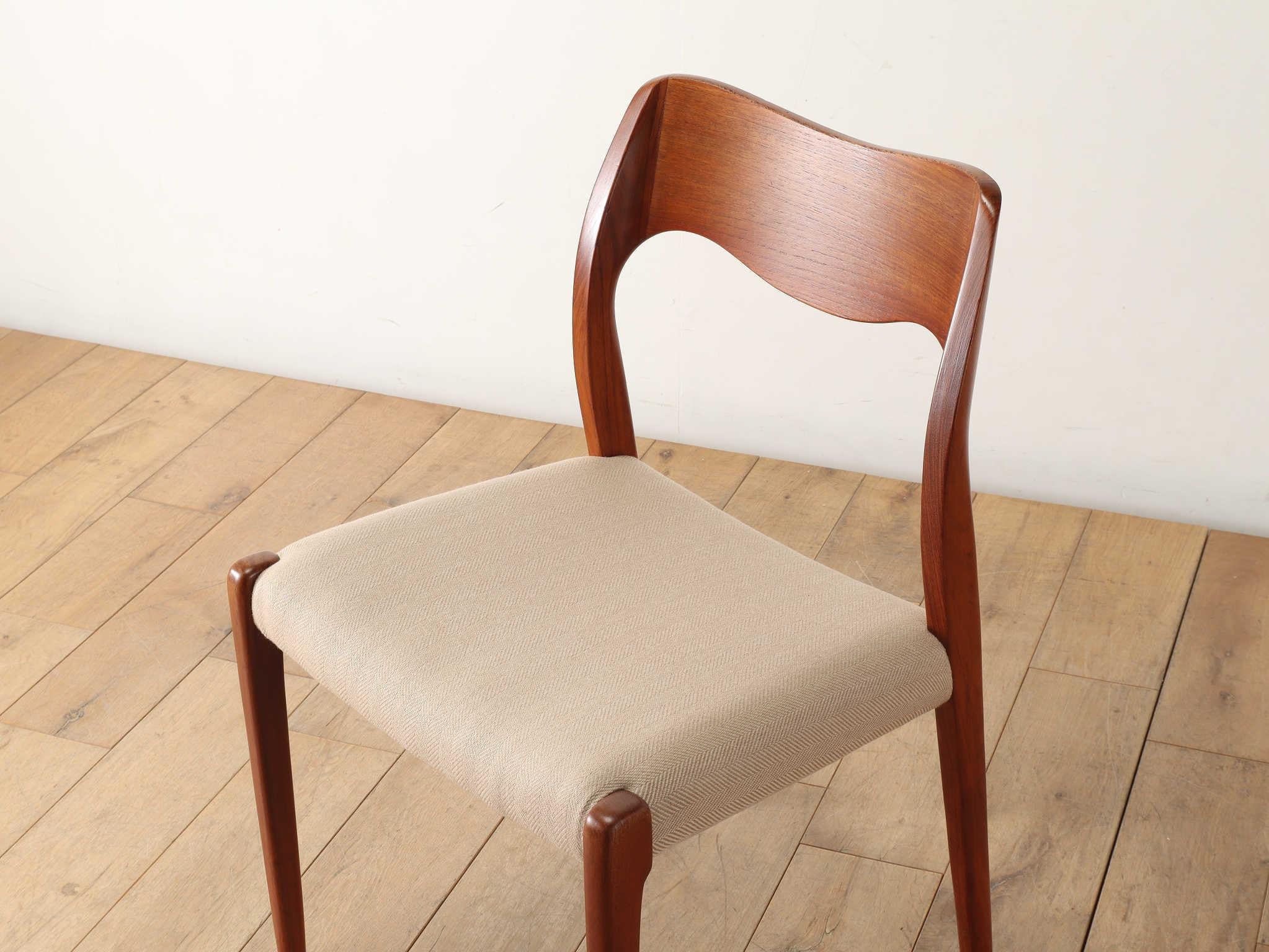 Danish Niels O. Moller Dining Chair Model.71 For Sale