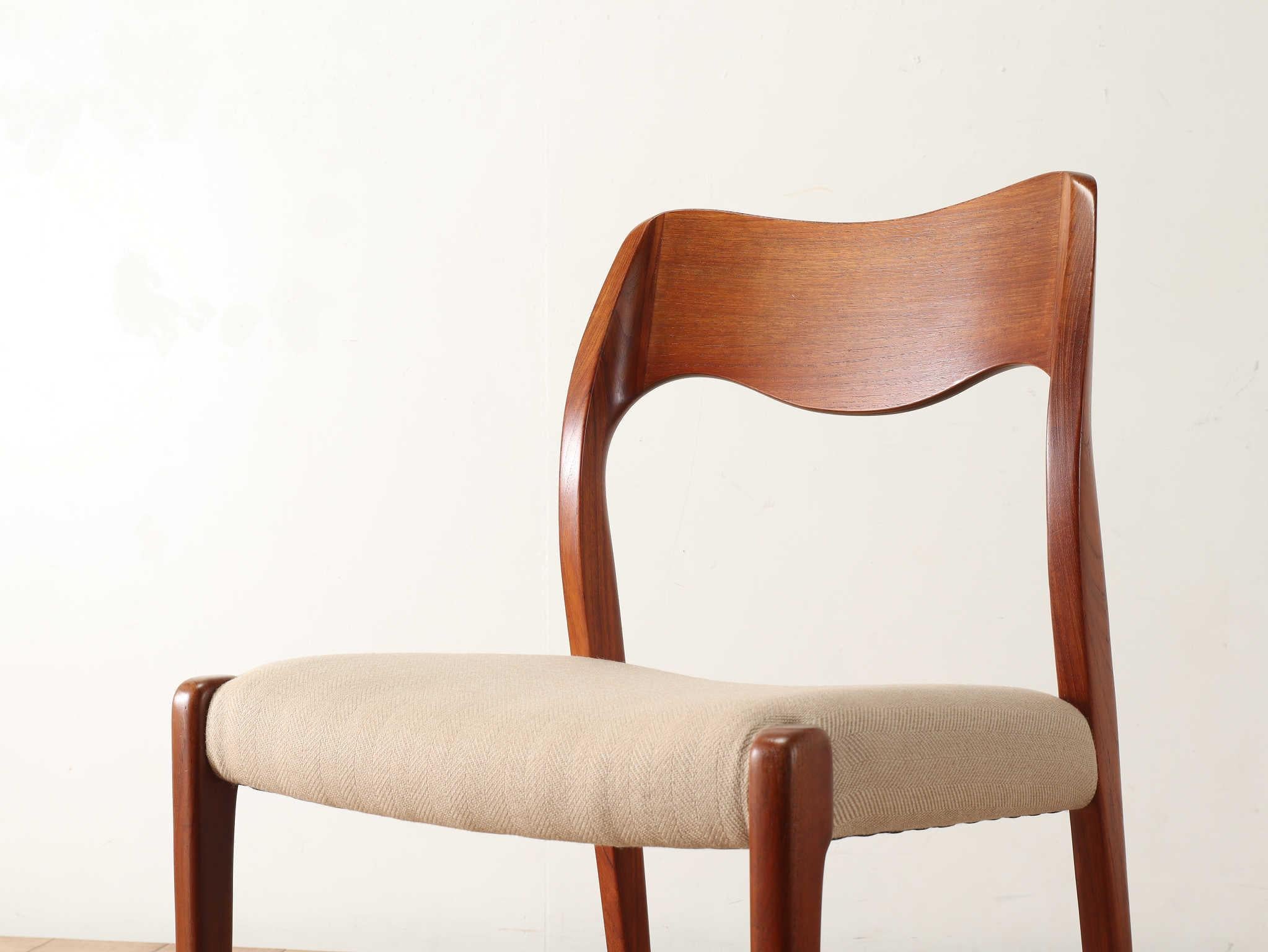 Niels O. Moller Dining Chair Model.71 For Sale 2