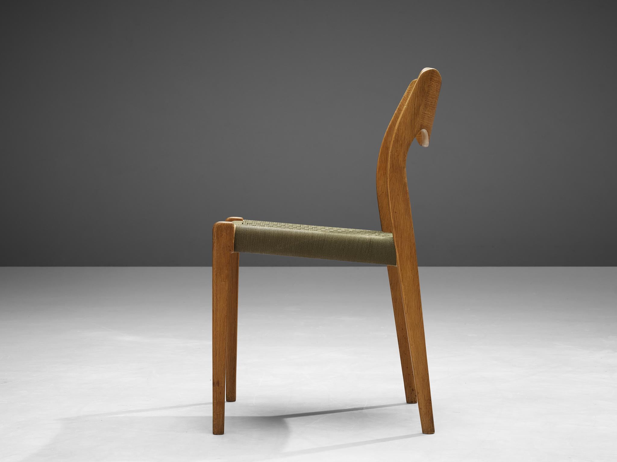 Niels O. Moller Dining Chairs in Teak and Cane Upholstery 3