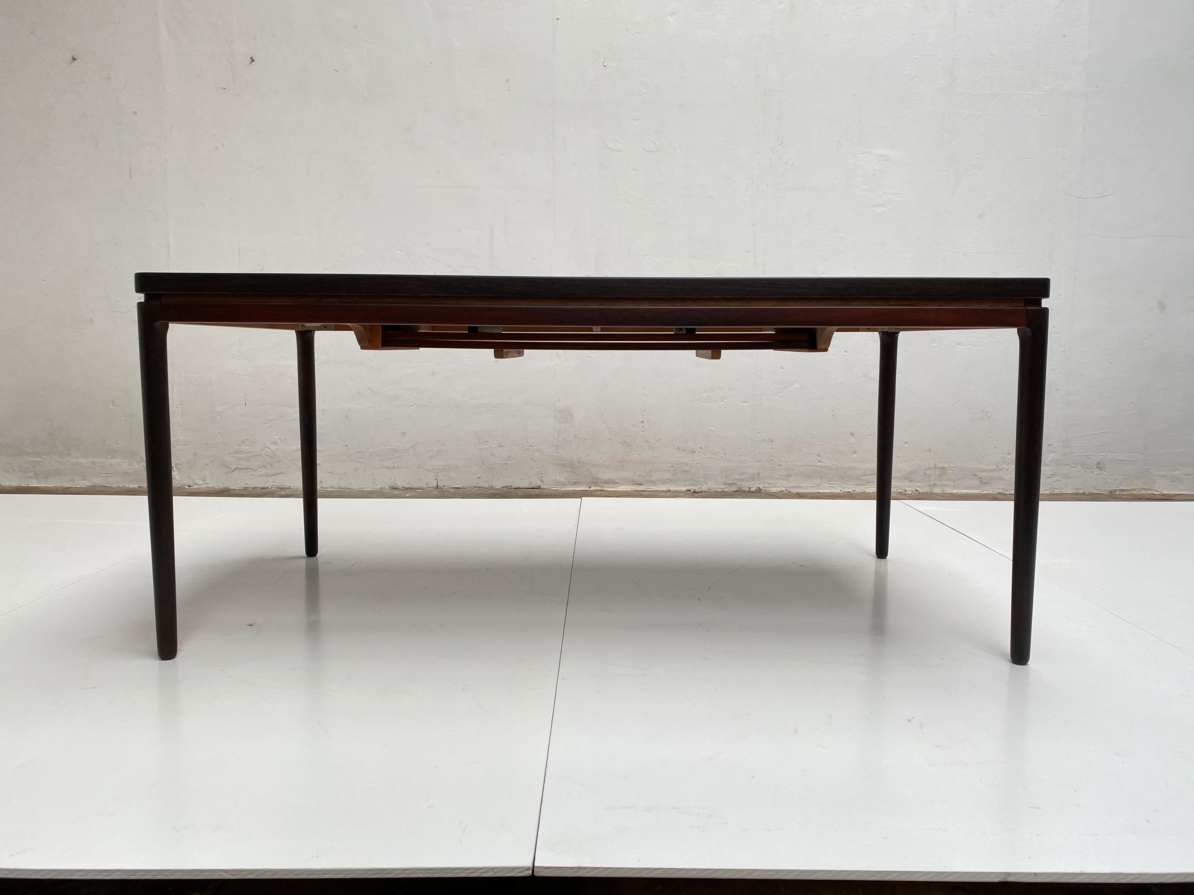 Niels O. Moller Large Extendable Rosewood Dining Table J.L Moller, Denmark 1960s 5