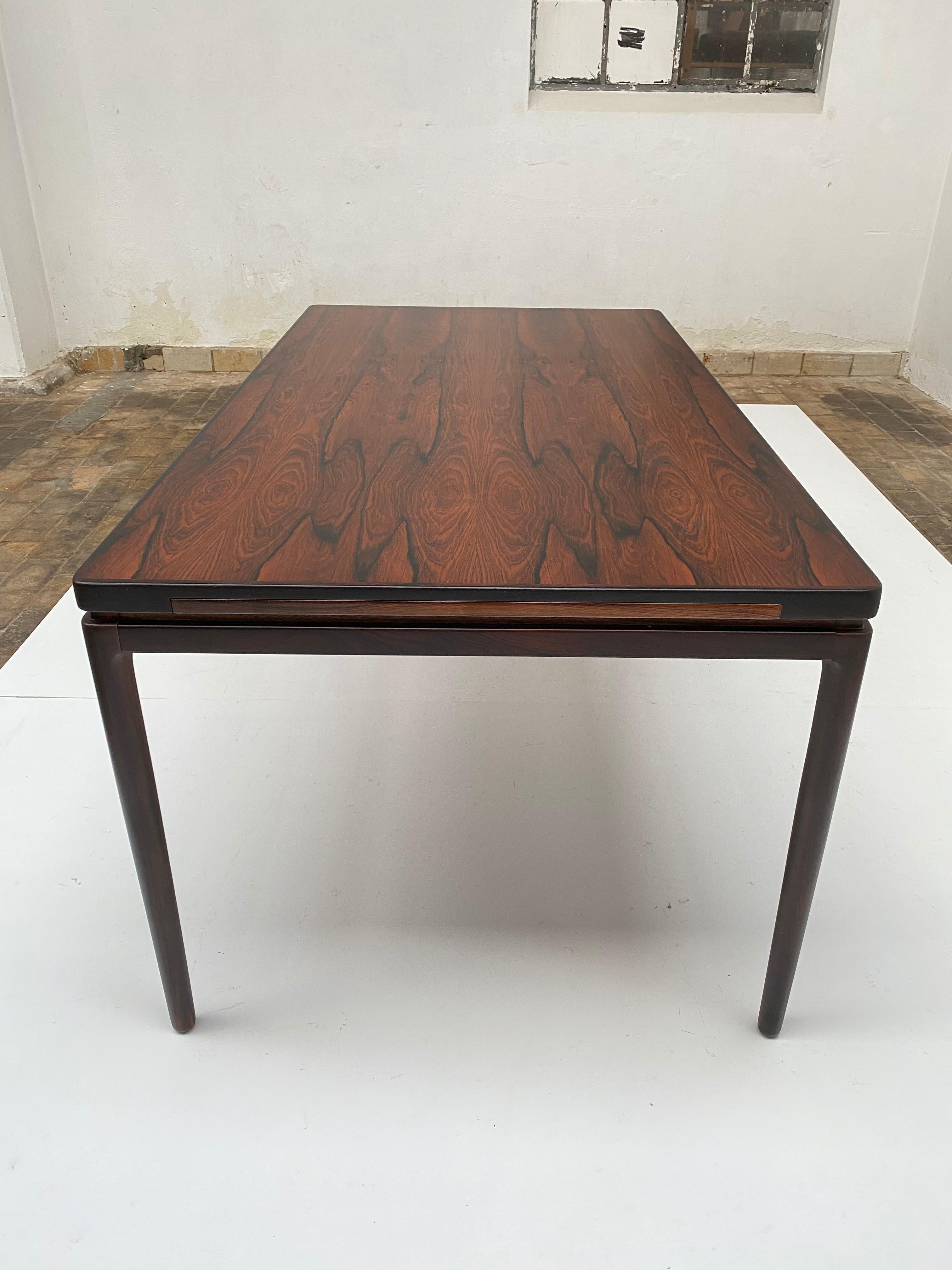 Niels O. Moller Large Extendable Rosewood Dining Table J.L Moller, Denmark 1960s In Good Condition In Bergen op Zoom, NL