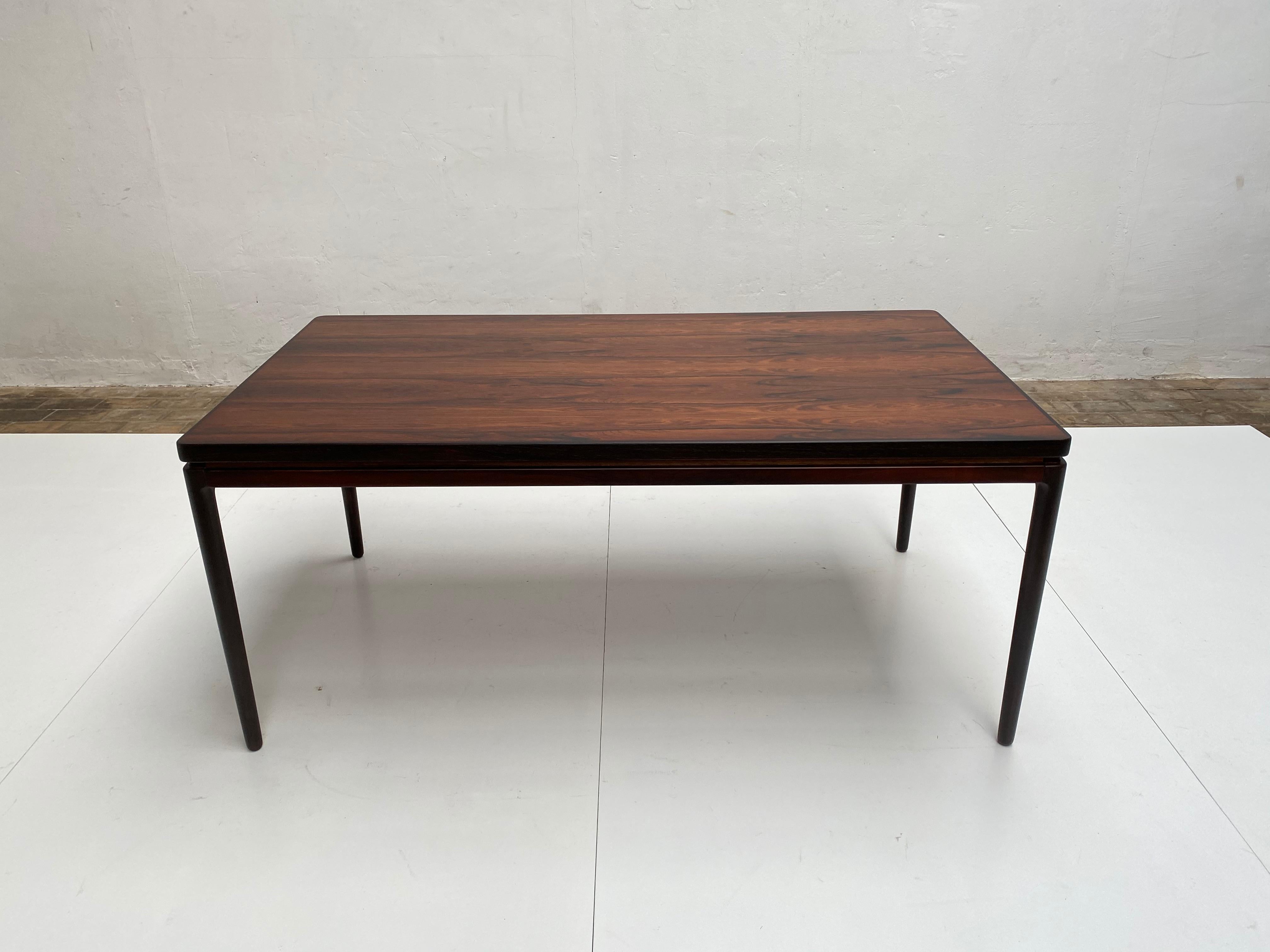 Mid-20th Century Niels O. Moller Large Extendable Rosewood Dining Table J.L Moller, Denmark 1960s