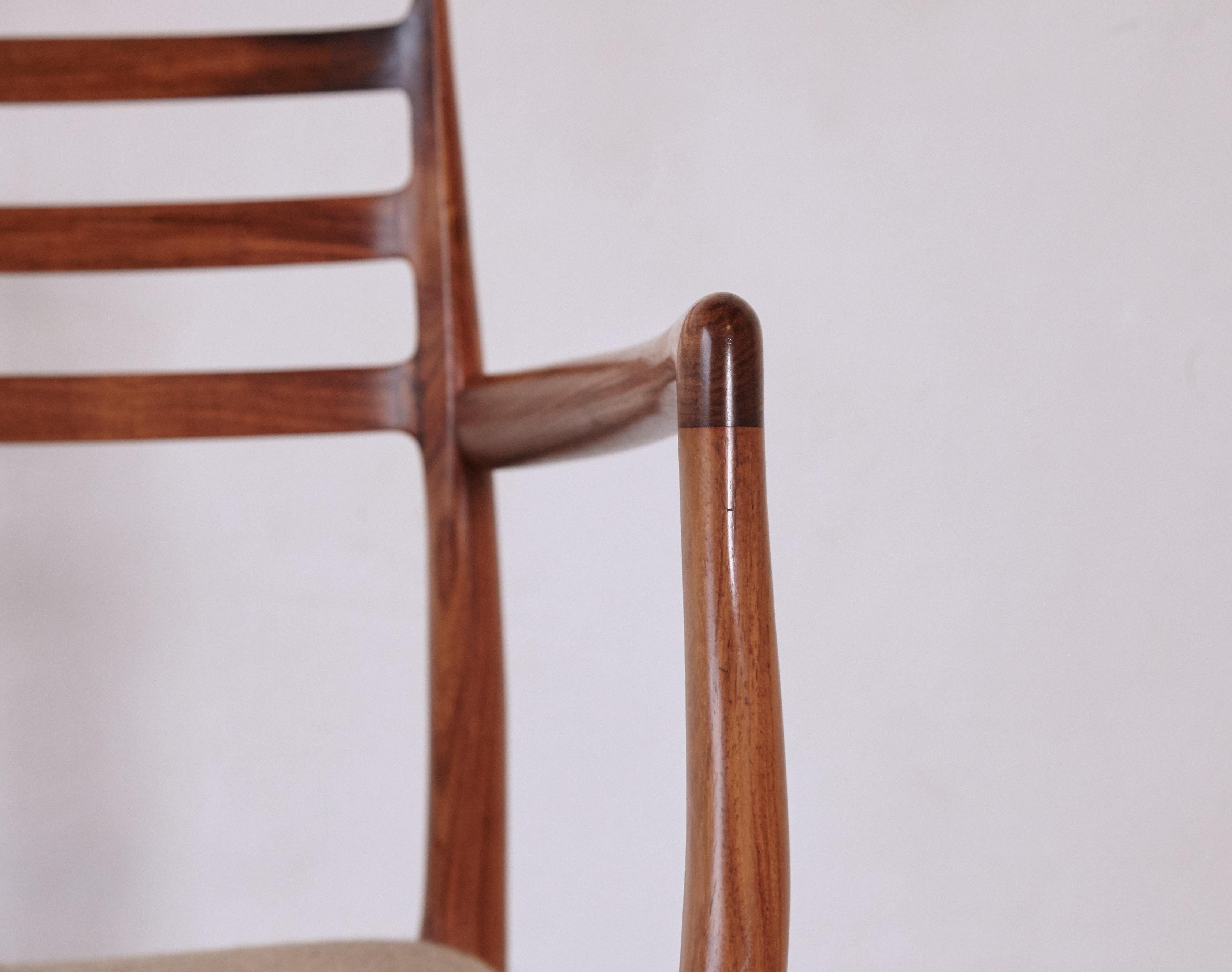 Niels O Moller Model 62 Carver Chair, JL Moller, Denmark, 1960s For Sale 7