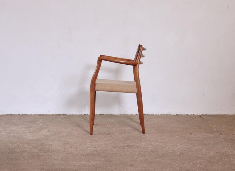 Scandinavian Modern Niels O Moller Model 62 Carver Chair, JL Moller, Denmark, 1960s For Sale