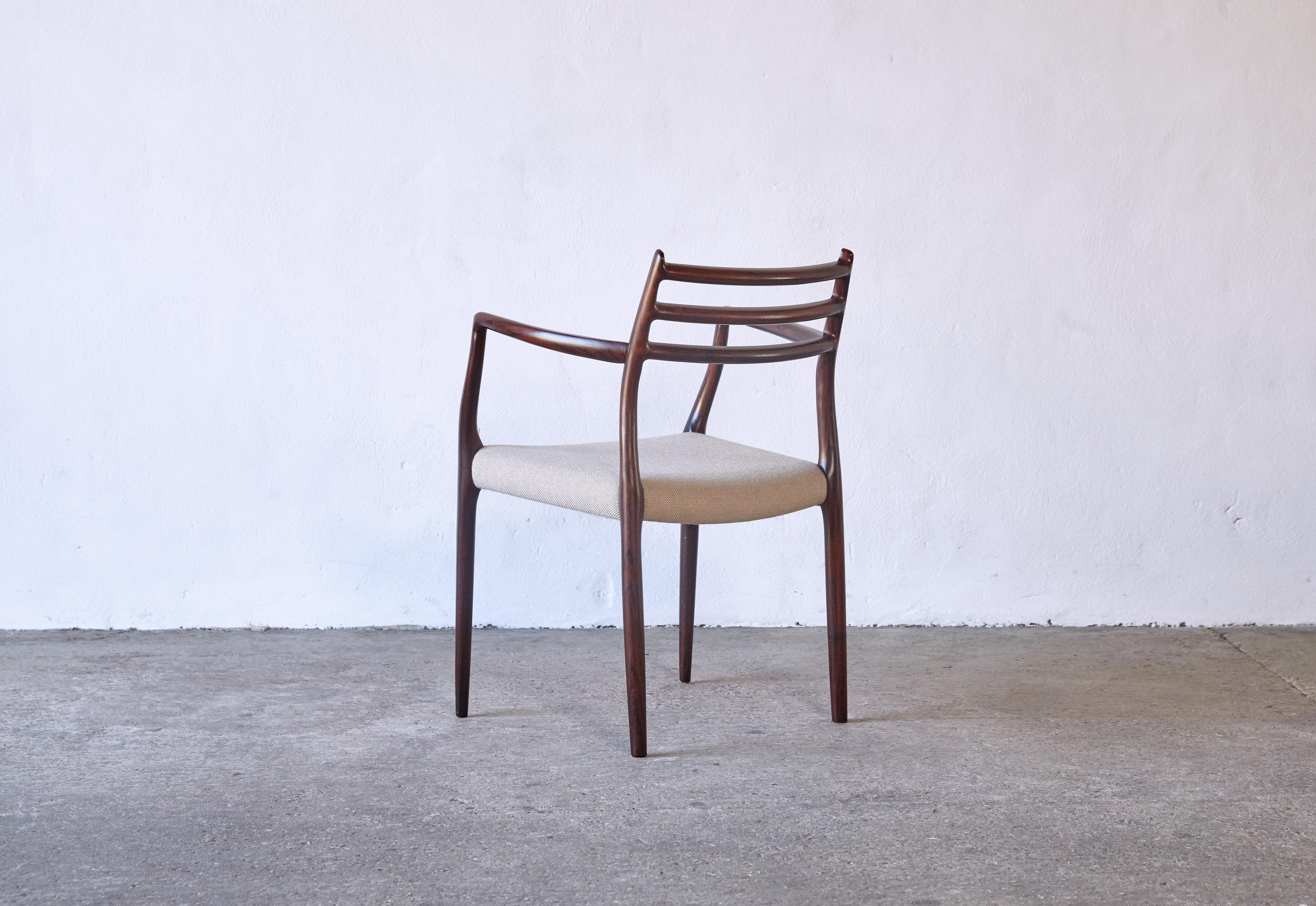 Niels O Moller Model 62 Carver Chair, JL Moller, Denmark, 1960s In Good Condition In London, GB