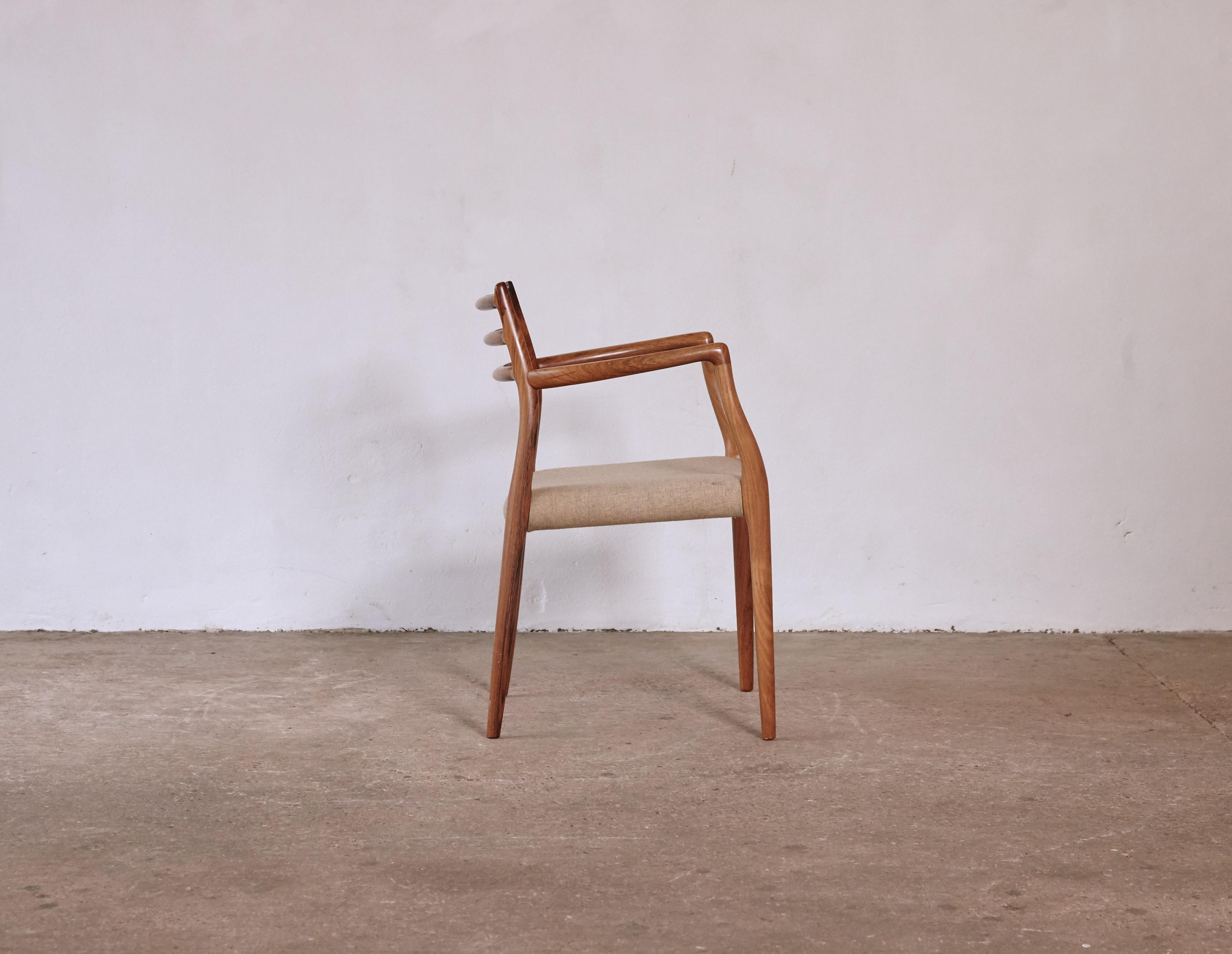 20th Century Niels O Moller Model 62 Carver Chair, JL Moller, Denmark, 1960s For Sale