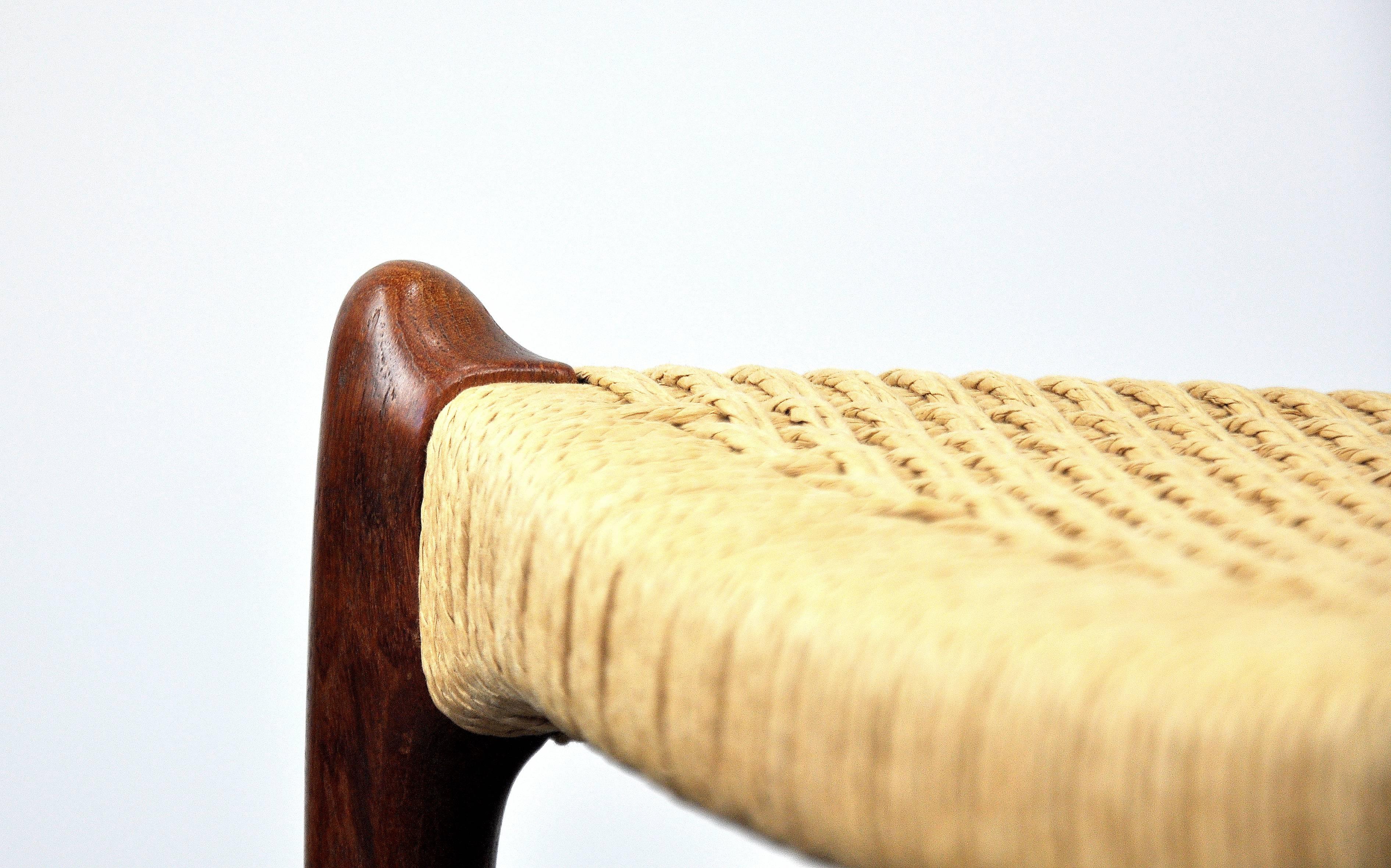 Chaises à manger en teck modèle 78 de Niels O. Moller 3