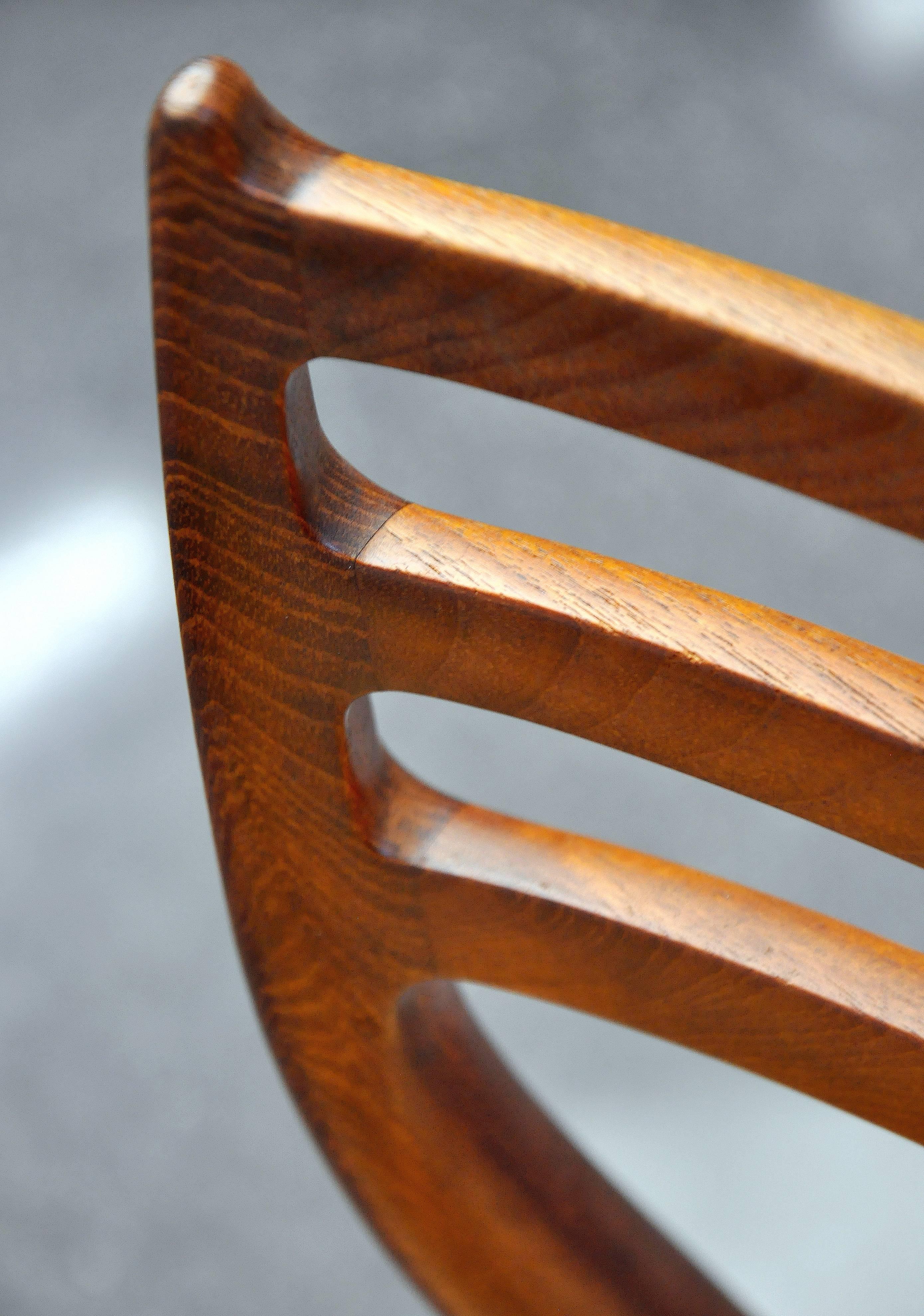 Chaises à manger en teck modèle 78 de Niels O. Moller 5