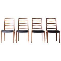 Niels O Moller Rosewood High Back Dining Chairs