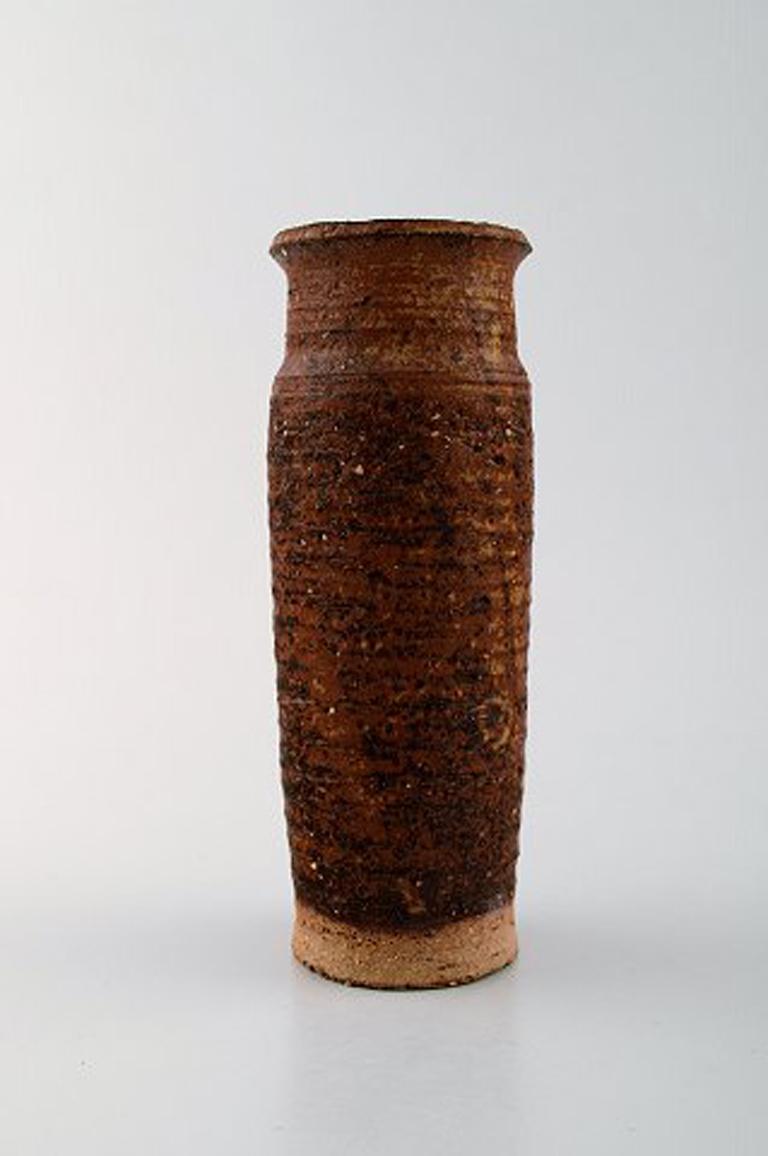 Mid-20th Century Niels Oluf 'Jeppe' Thorkelin-Eriksen ‘1926-1981’ Danish Potter 3 Unique Vases