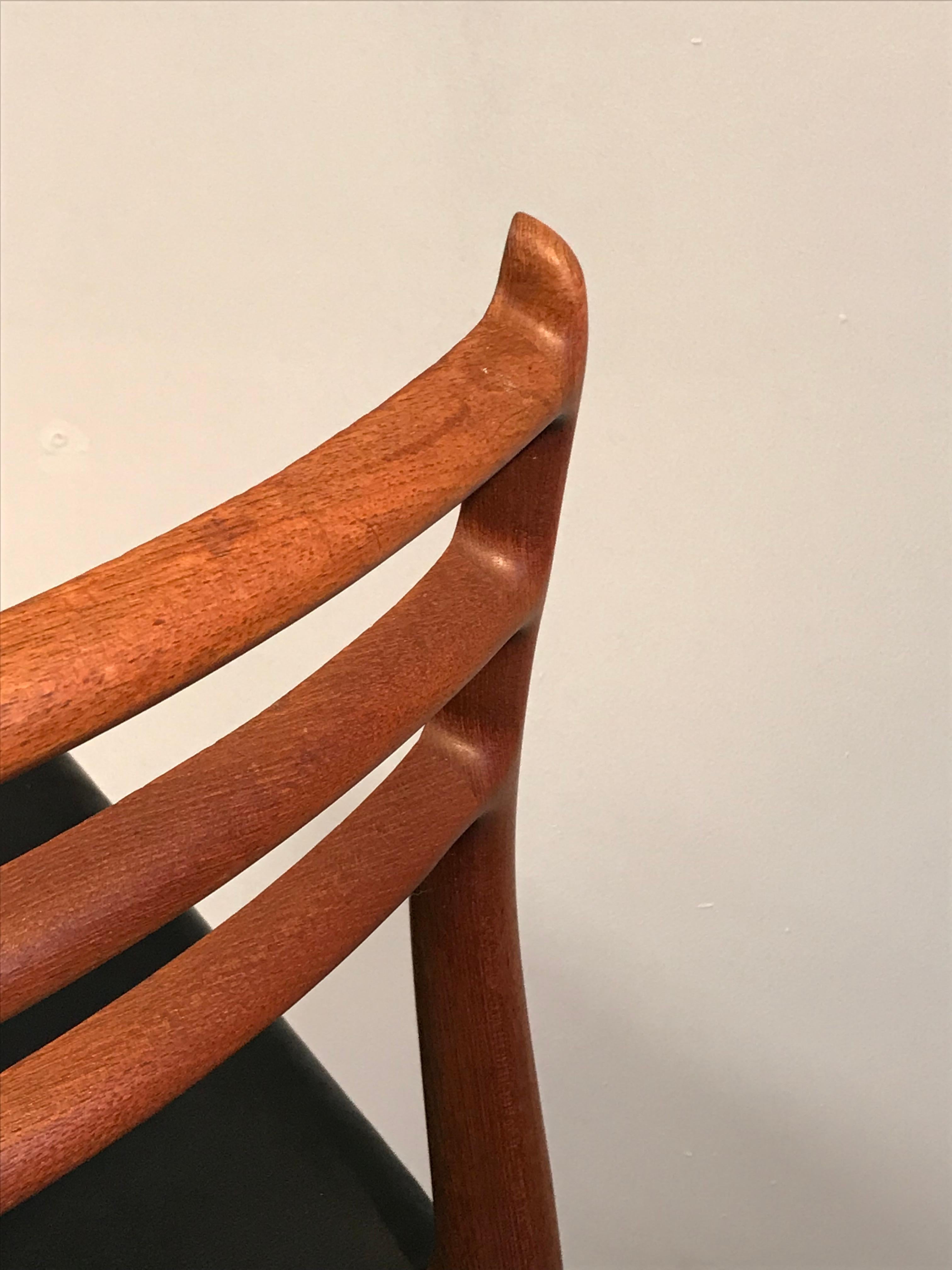 Mid-Century Modern Niels O.Moller Dining Chairs Model 78 For Sale