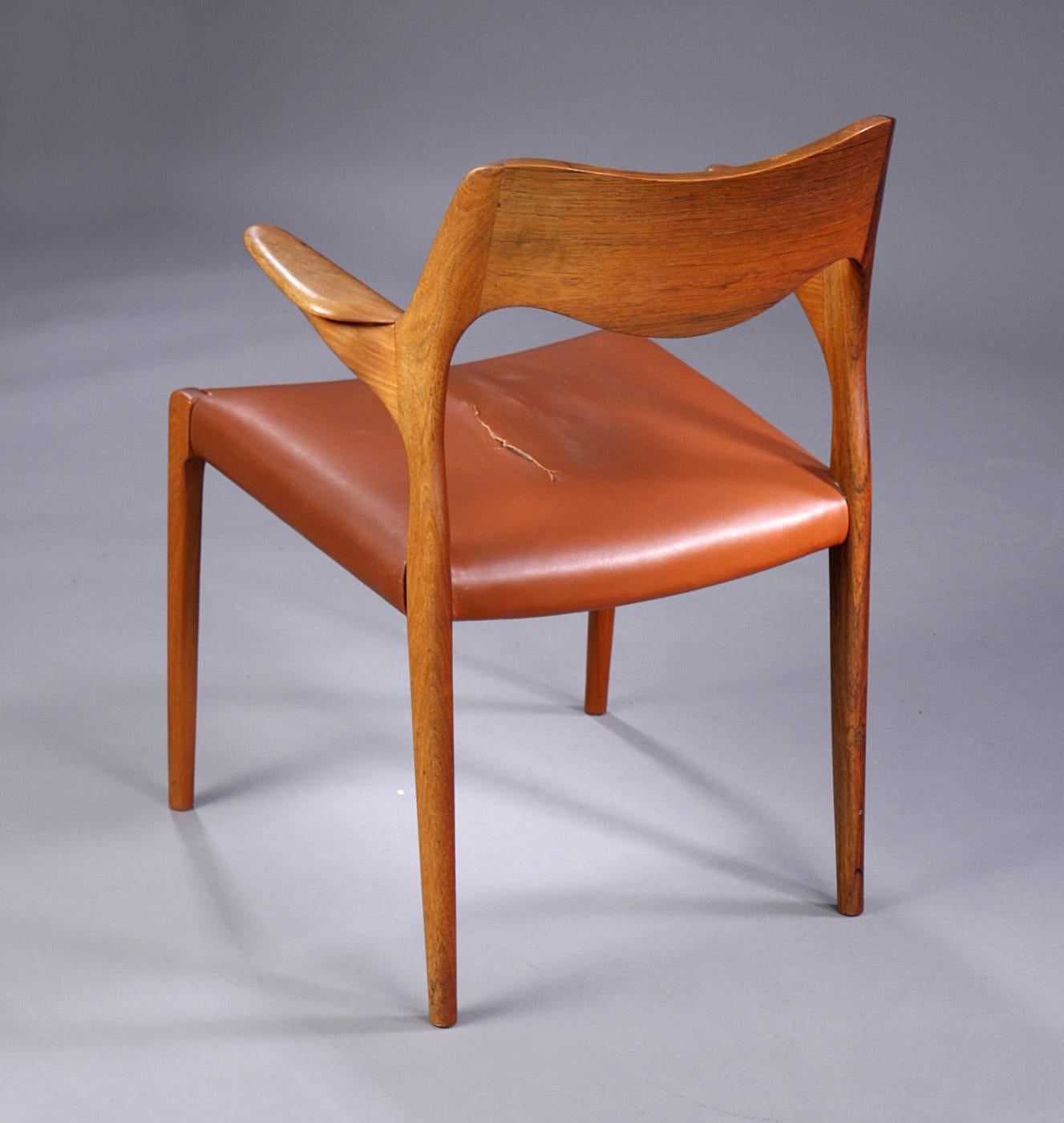 Niels Otto Møller Armchair Model 55, Denmark In Excellent Condition In Vienna, AT
