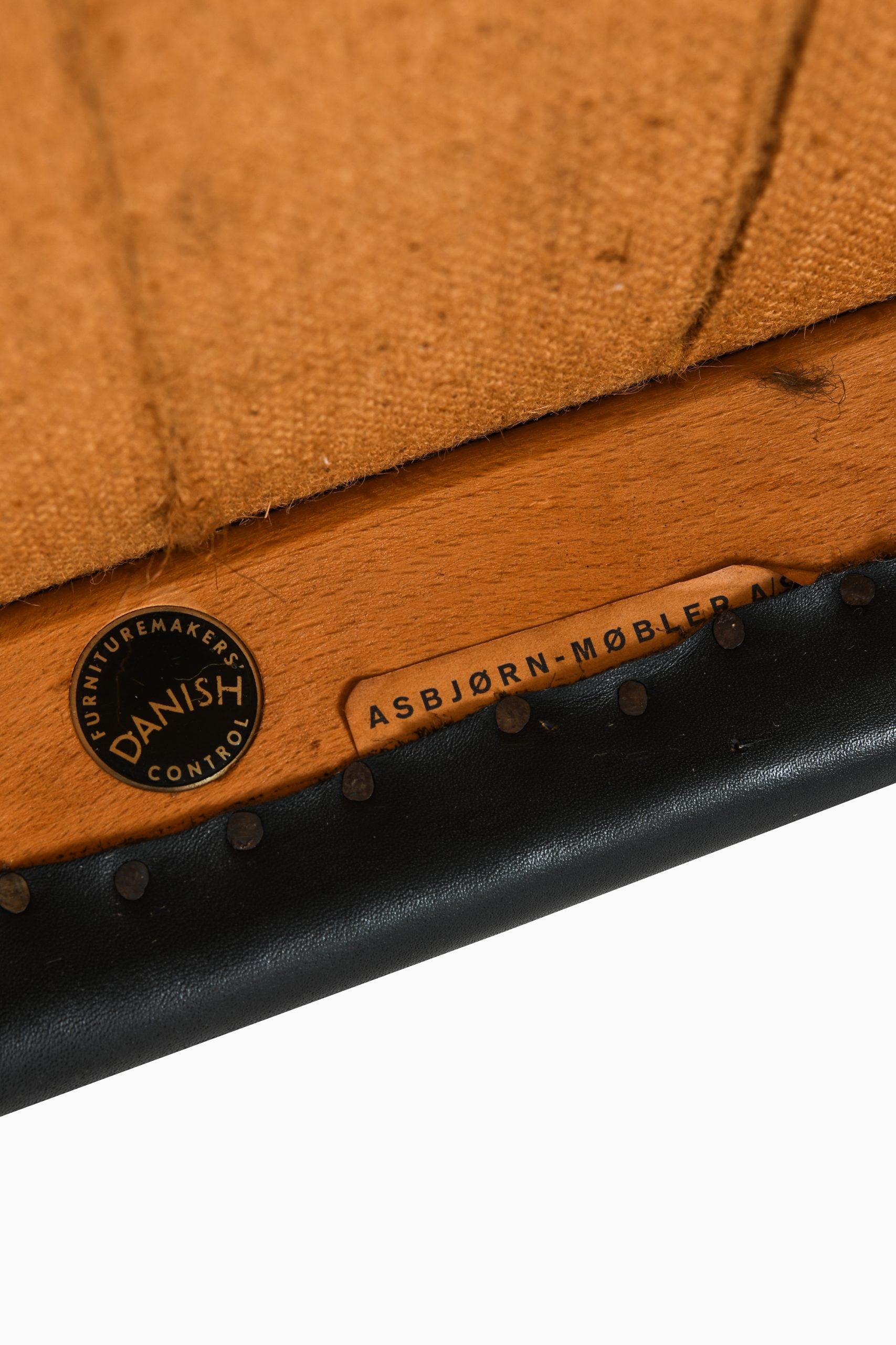 Cuir Fauteuil Niels Otto Mller modèle 57 de J.L Mllers Mbelfabrik au Danemark en vente