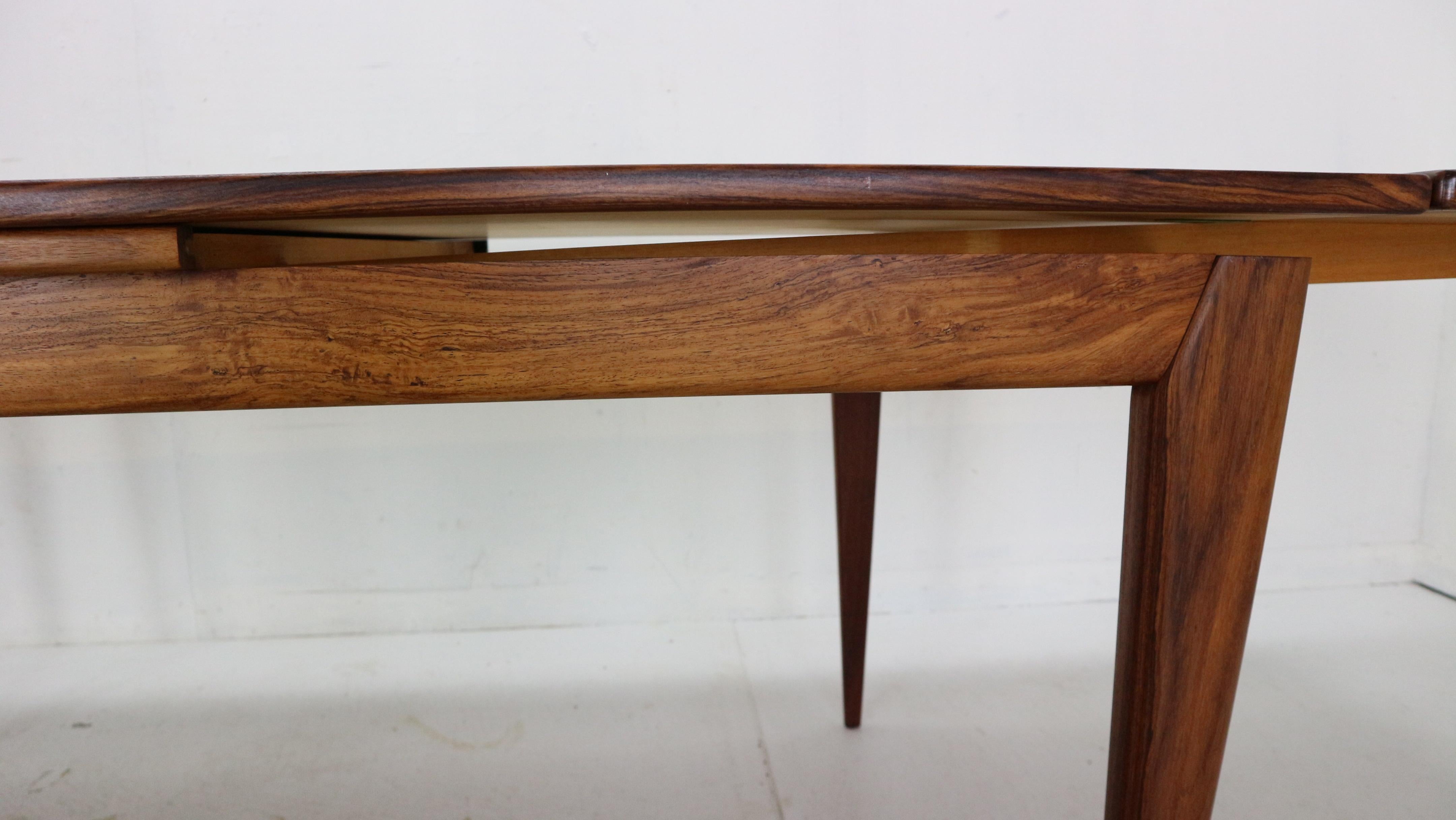 Niels Otto Møller Extendable Rosewood Dinning Table No:254 For J.L. Møllers 1960 11