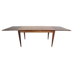 Niels Otto Møller Extendable Rosewood Dinning Table No:254 For J.L. Møllers 1960