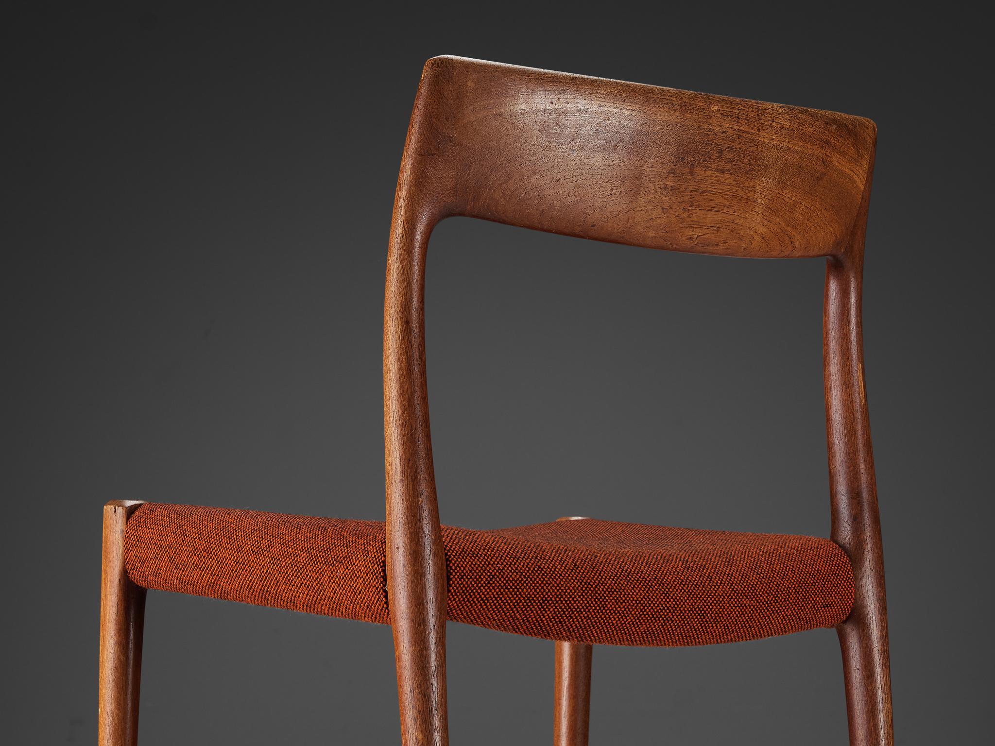 Danish Niels Otto Møller for J.L. Møllers Møbelfabrik Dining Chair in Teak For Sale