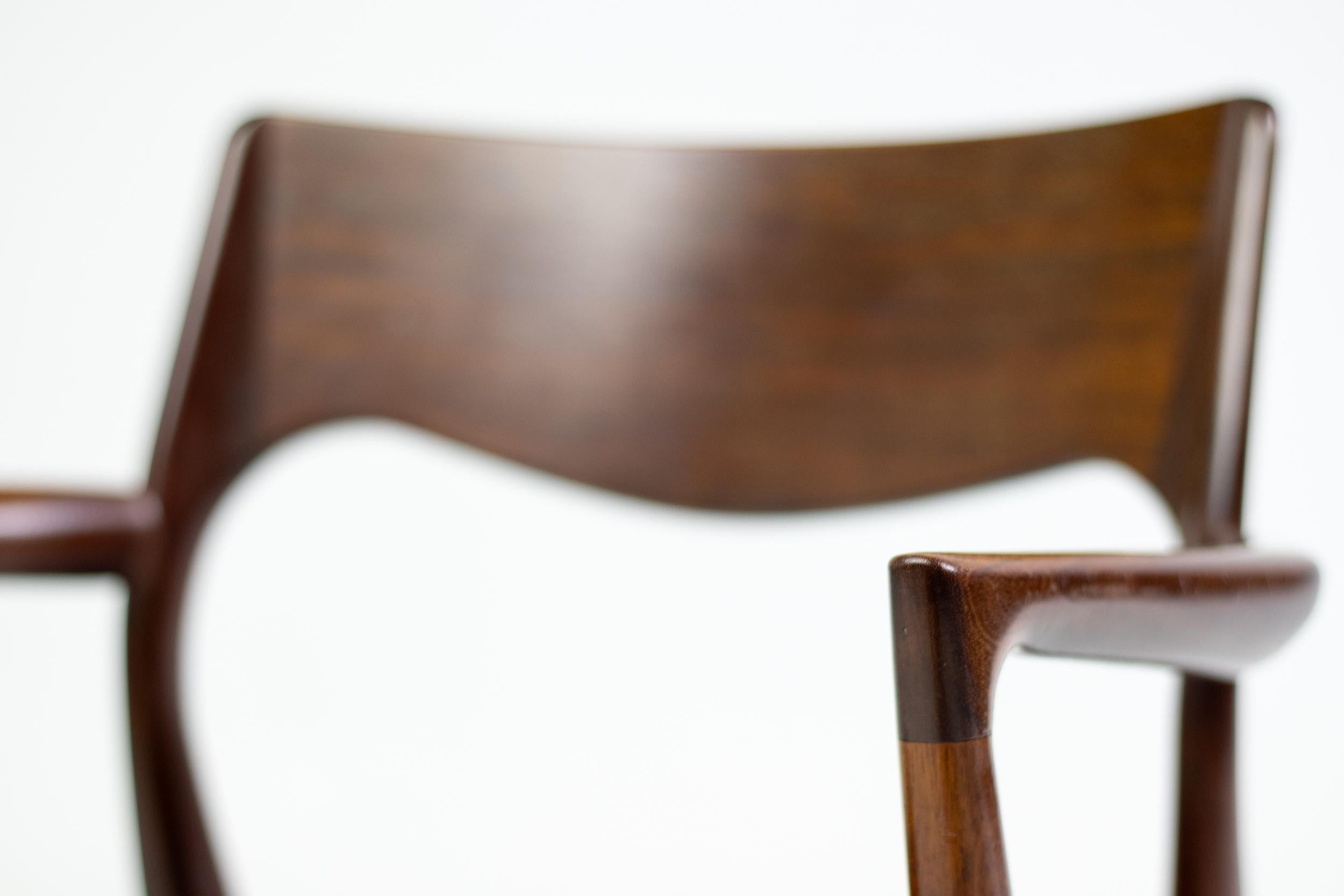 Chaise Carver modèle 57 de Niels Otto Møller Bon état - En vente à Dronten, NL