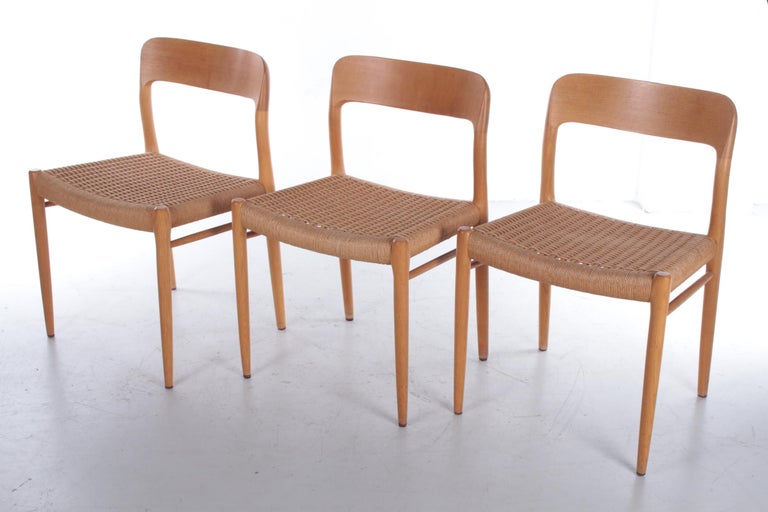 Niels Otto M ller Model 75 Oak Dining Room Chairs M belfabrik