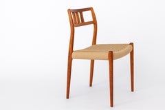Niels Otto Møller Model 79 Chairs  Set of 6  Danish Teak Dining Chairs  1960s